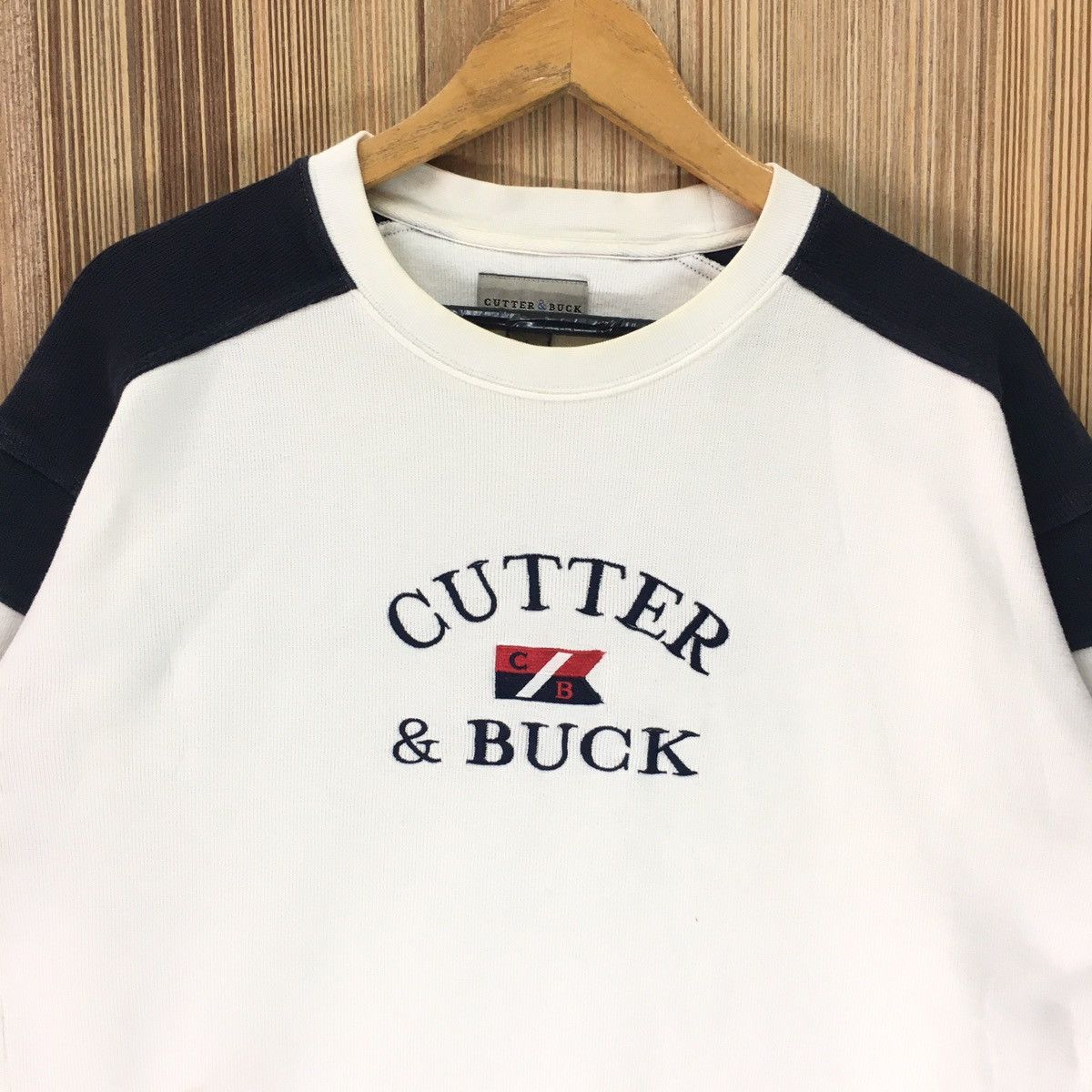 Cutter & Buck × Vintage Vintage Cutter & Buck Big Logo Sweatshirt Size US L / EU 52-54 / 3 - 2 Thumbnail
