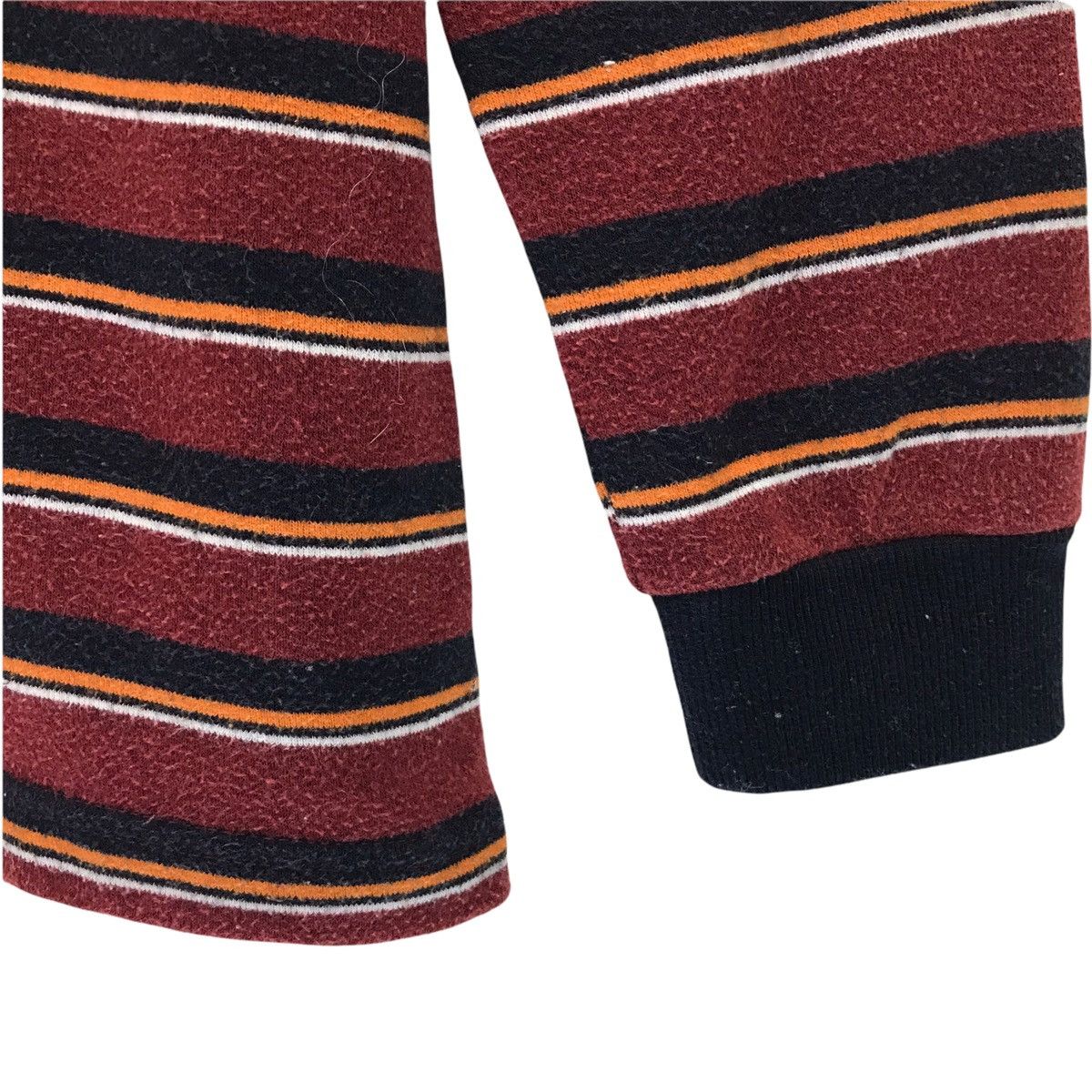 Japanese Brand × Michiko Koshino London × Vintage Vintage HK Works London For Men Stripes Design Sweatshirt Size US M / EU 48-50 / 2 - 5 Thumbnail