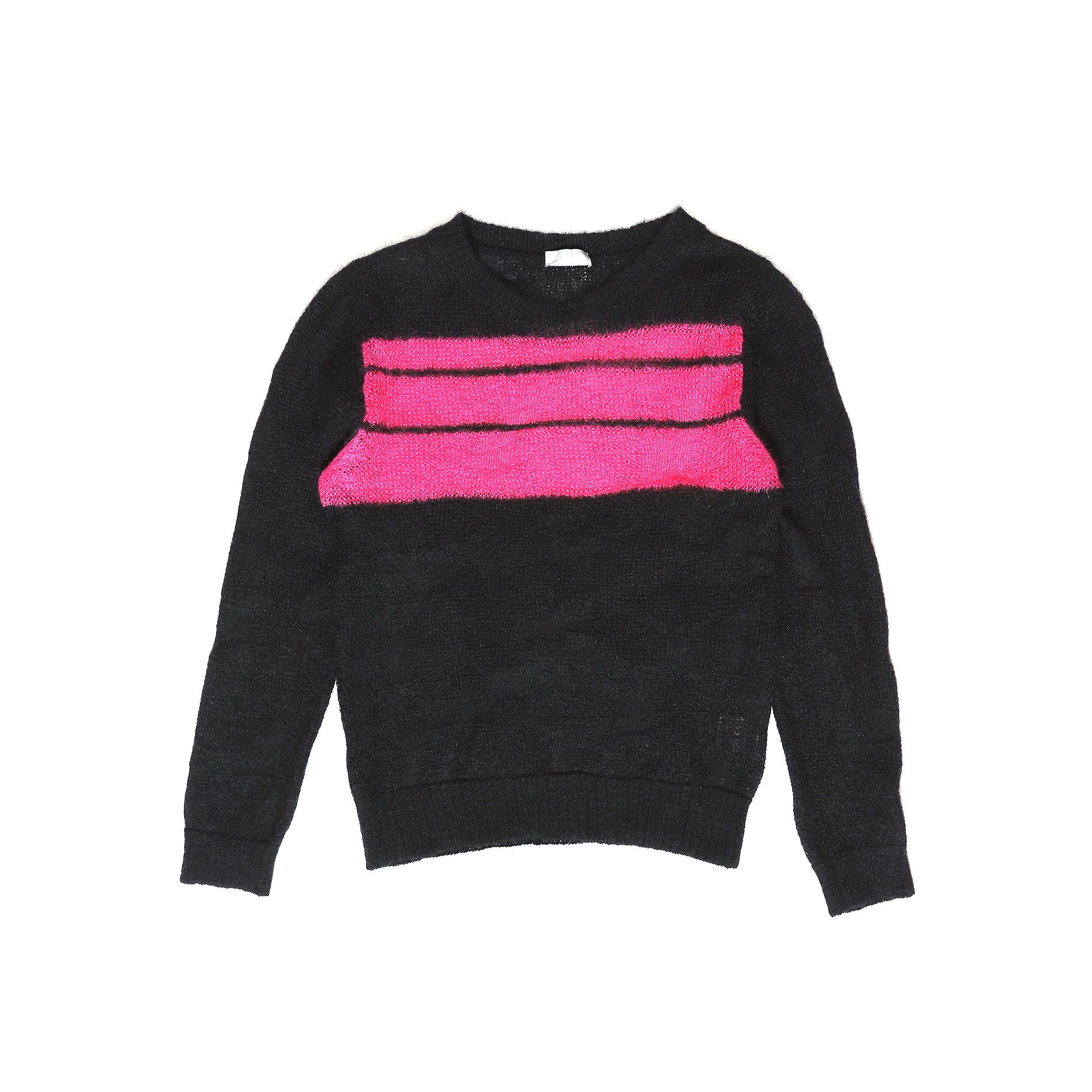 Dior FW07 Navigate Black and Pink Knit Sweater Size US XS / EU 42 / 0 - 1 Thumbnail
