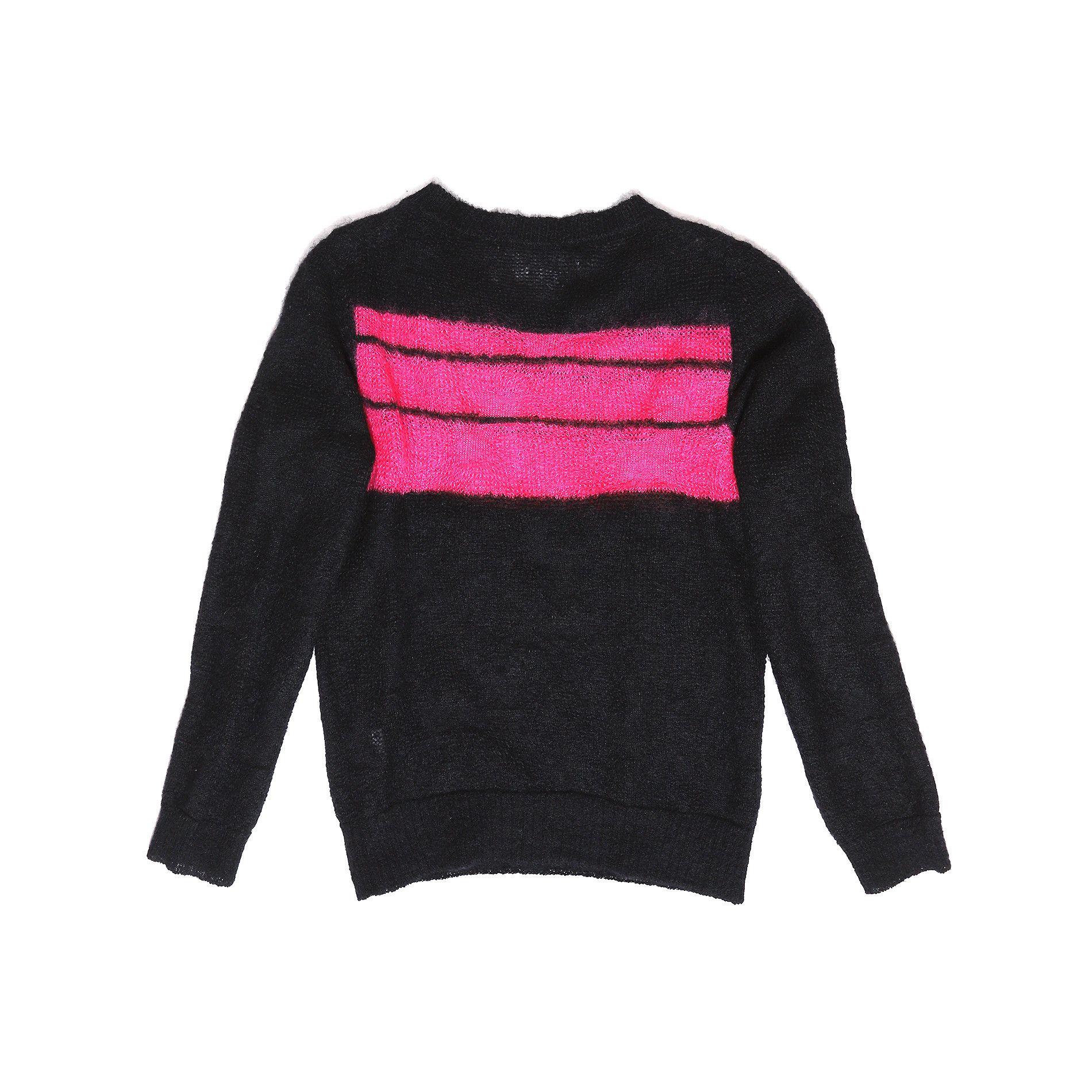 Dior FW07 Navigate Black and Pink Knit Sweater Size US XS / EU 42 / 0 - 2 Thumbnail