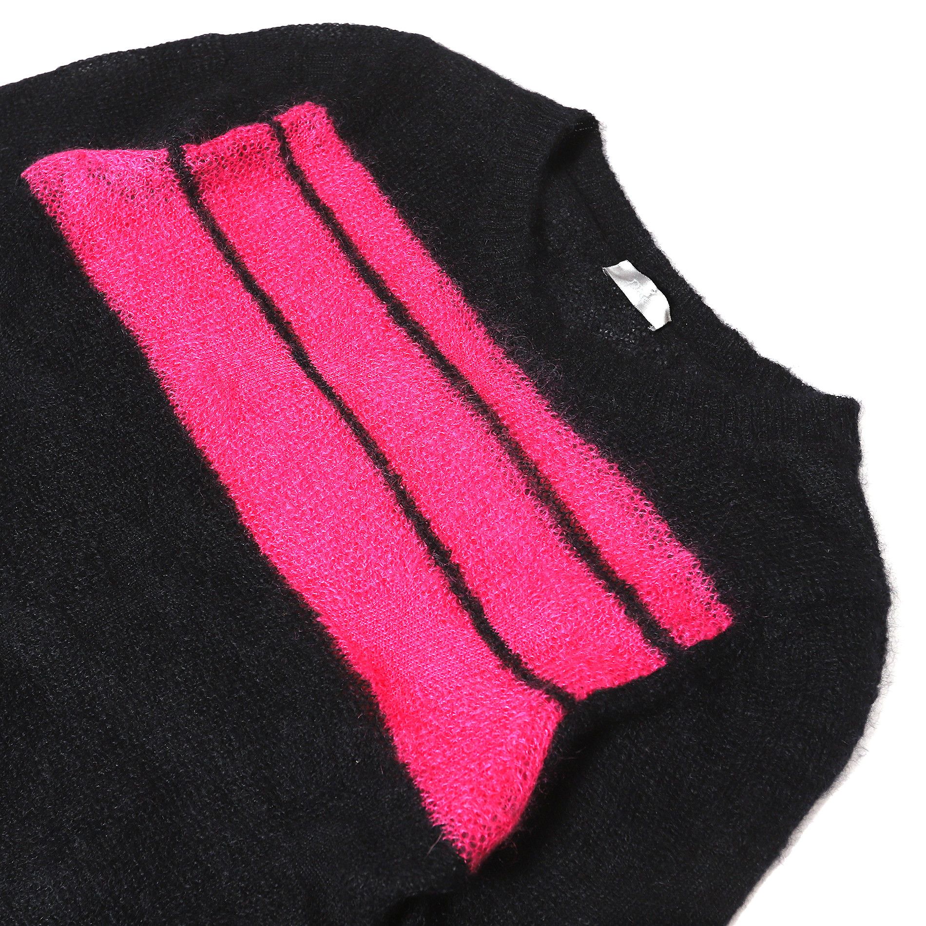 Dior FW07 Navigate Black and Pink Knit Sweater Size US XS / EU 42 / 0 - 3 Thumbnail