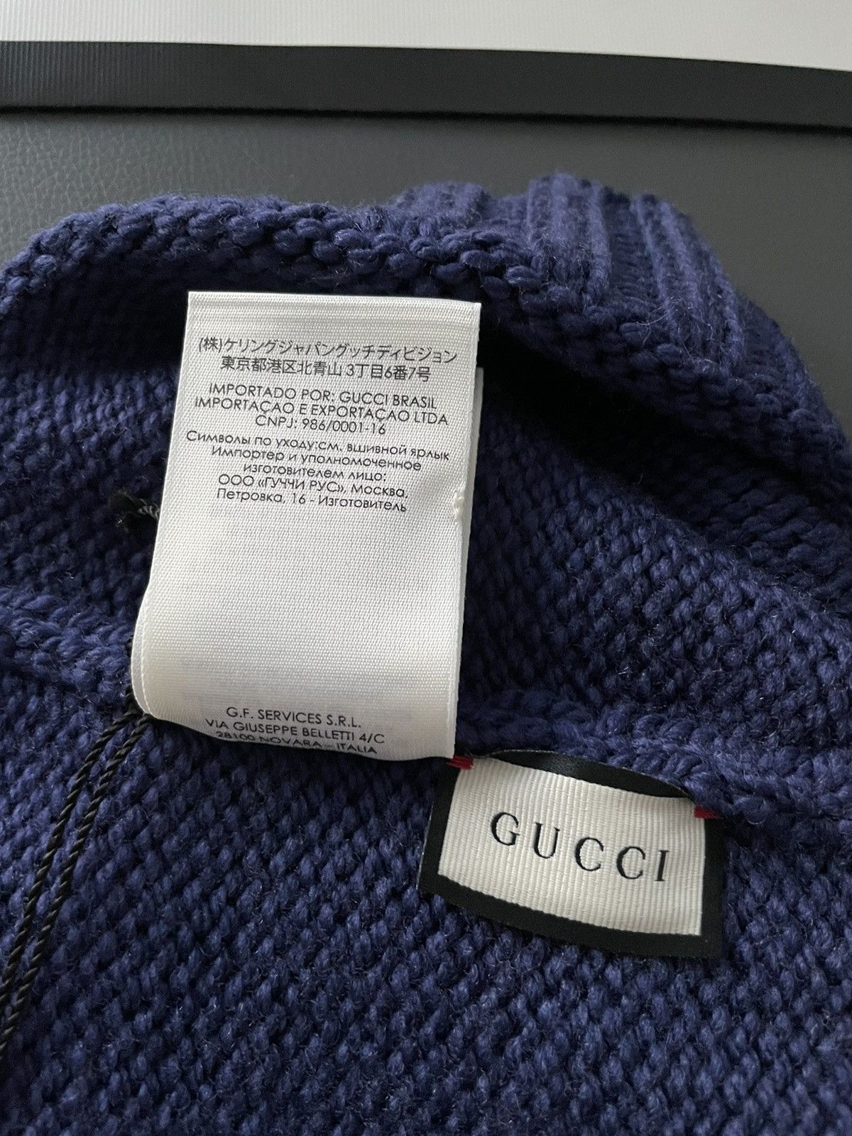 Gucci Rare Brand NEW Sold Out Runway 100% Virgin Wool GG Logo Hat Size ONE SIZE - 13 Thumbnail