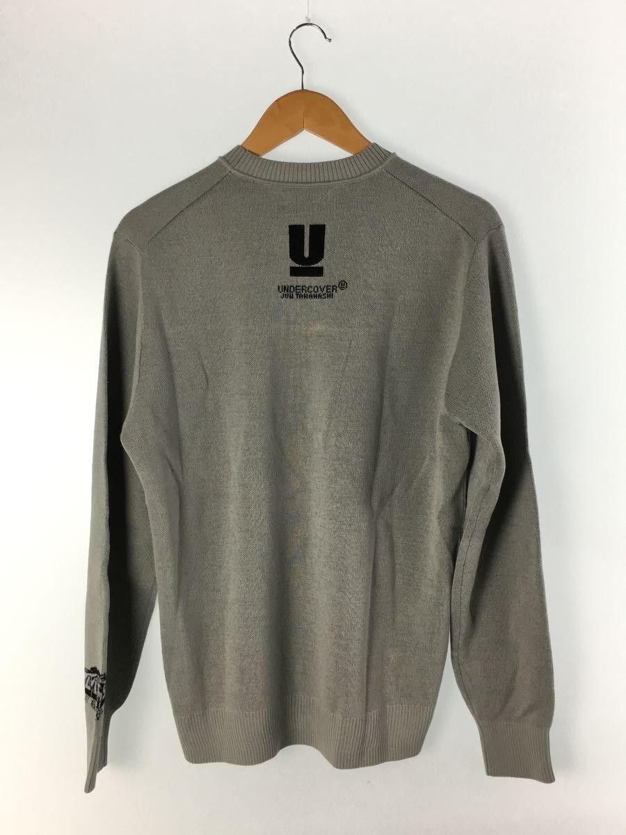 Undercover SS21 "Lies" Silhouette Face Stitch Wool Knit Sweater Size US M / EU 48-50 / 2 - 2 Thumbnail