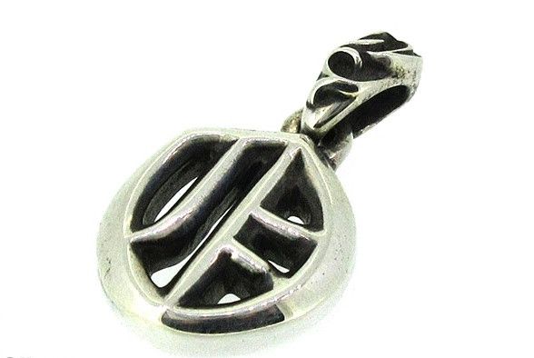 image of Chrome Hearts Initial "o" Pendant in Silver, Men's