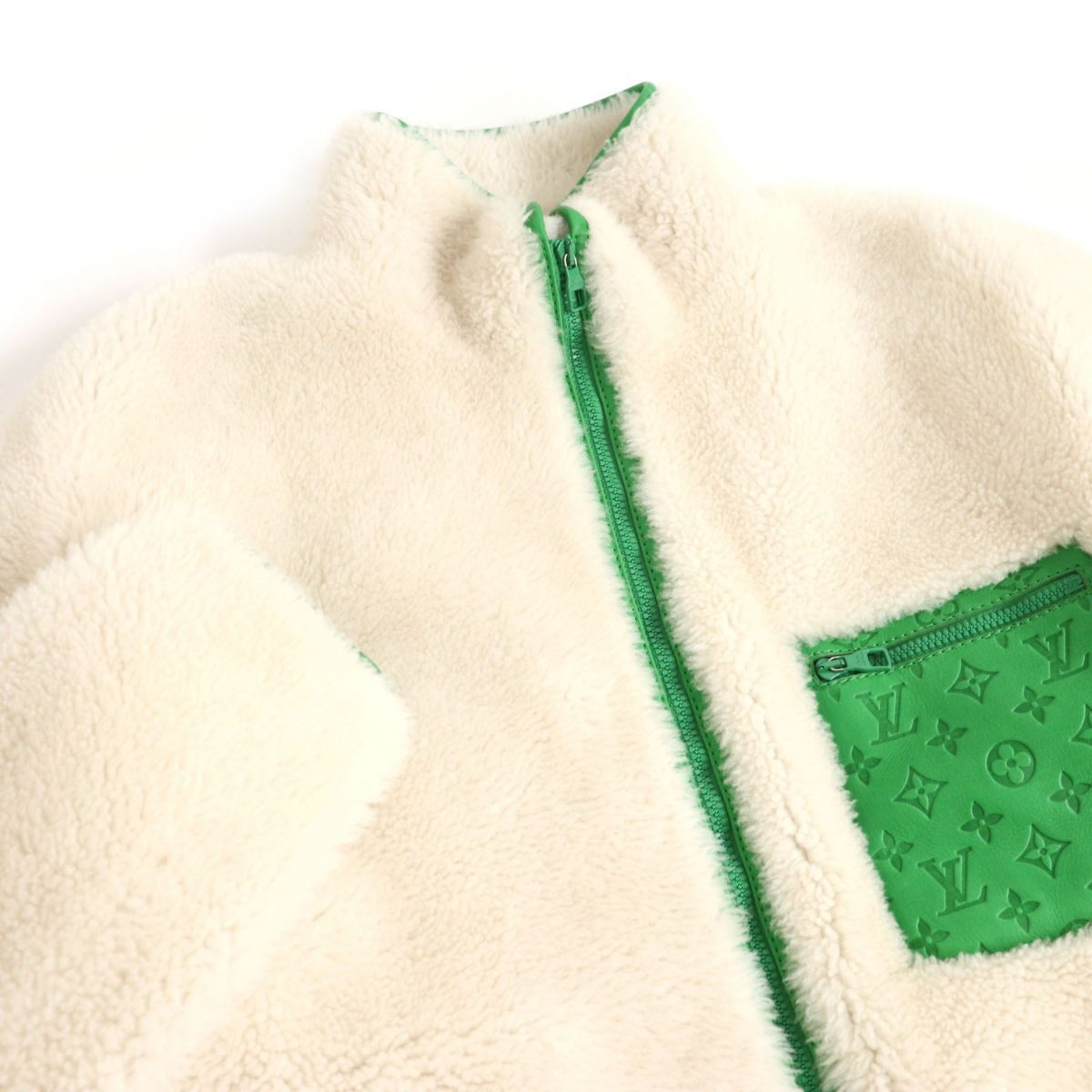 Louis Vuitton × Virgil Abloh Louis Vuitton Shearling Monogram Jacket Size US S / EU 44-46 / 1 - 2 Thumbnail