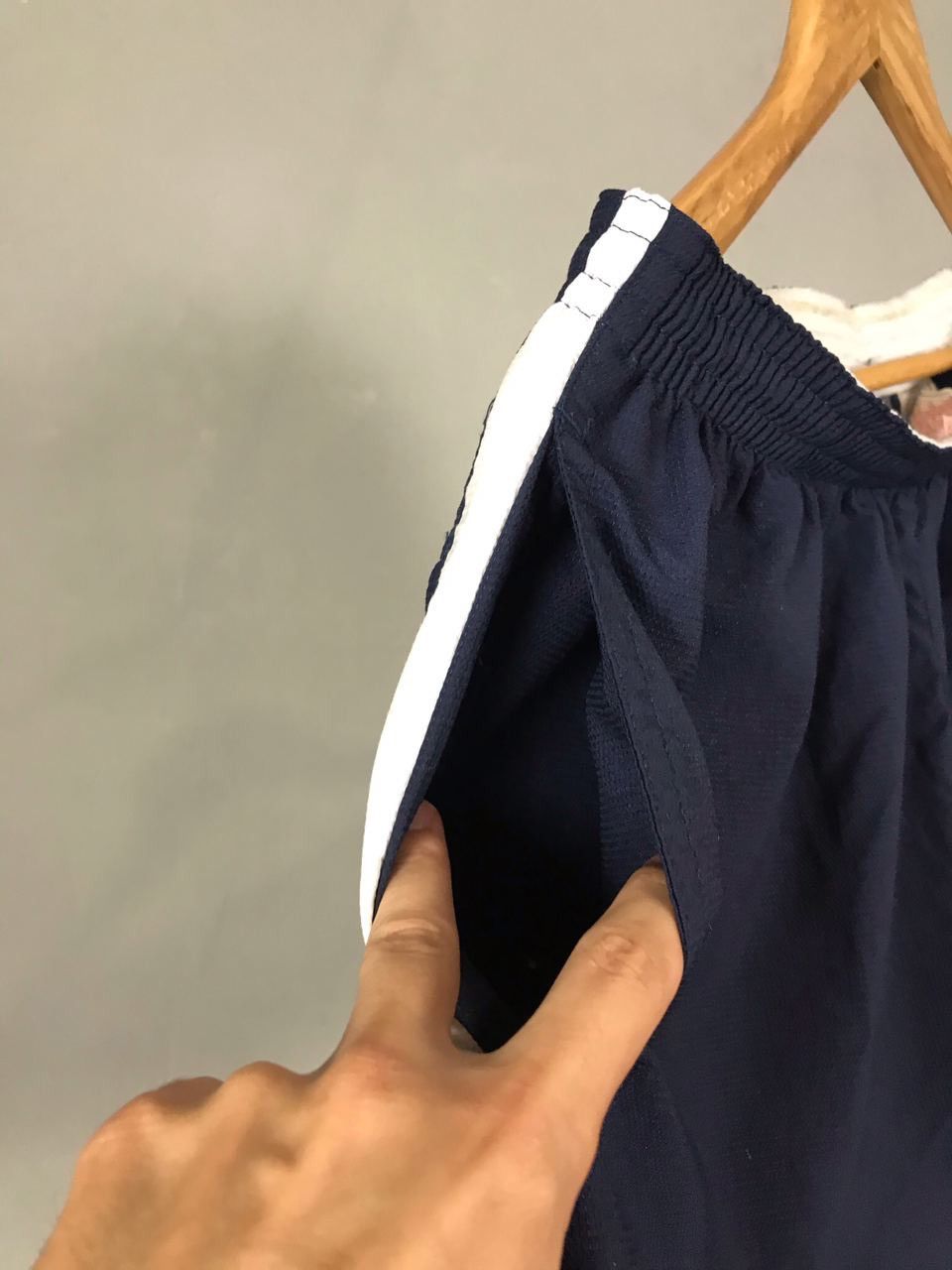 Nike × Vintage Nike vintage sportwear navy blue shorts Size US 32 / EU 48 - 4 Thumbnail