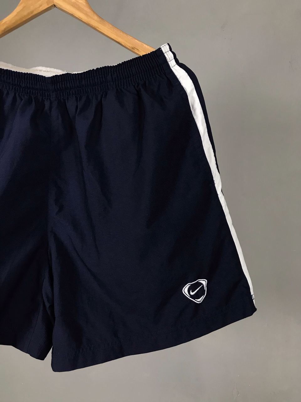Nike × Vintage Nike vintage sportwear navy blue shorts Size US 32 / EU 48 - 2 Thumbnail