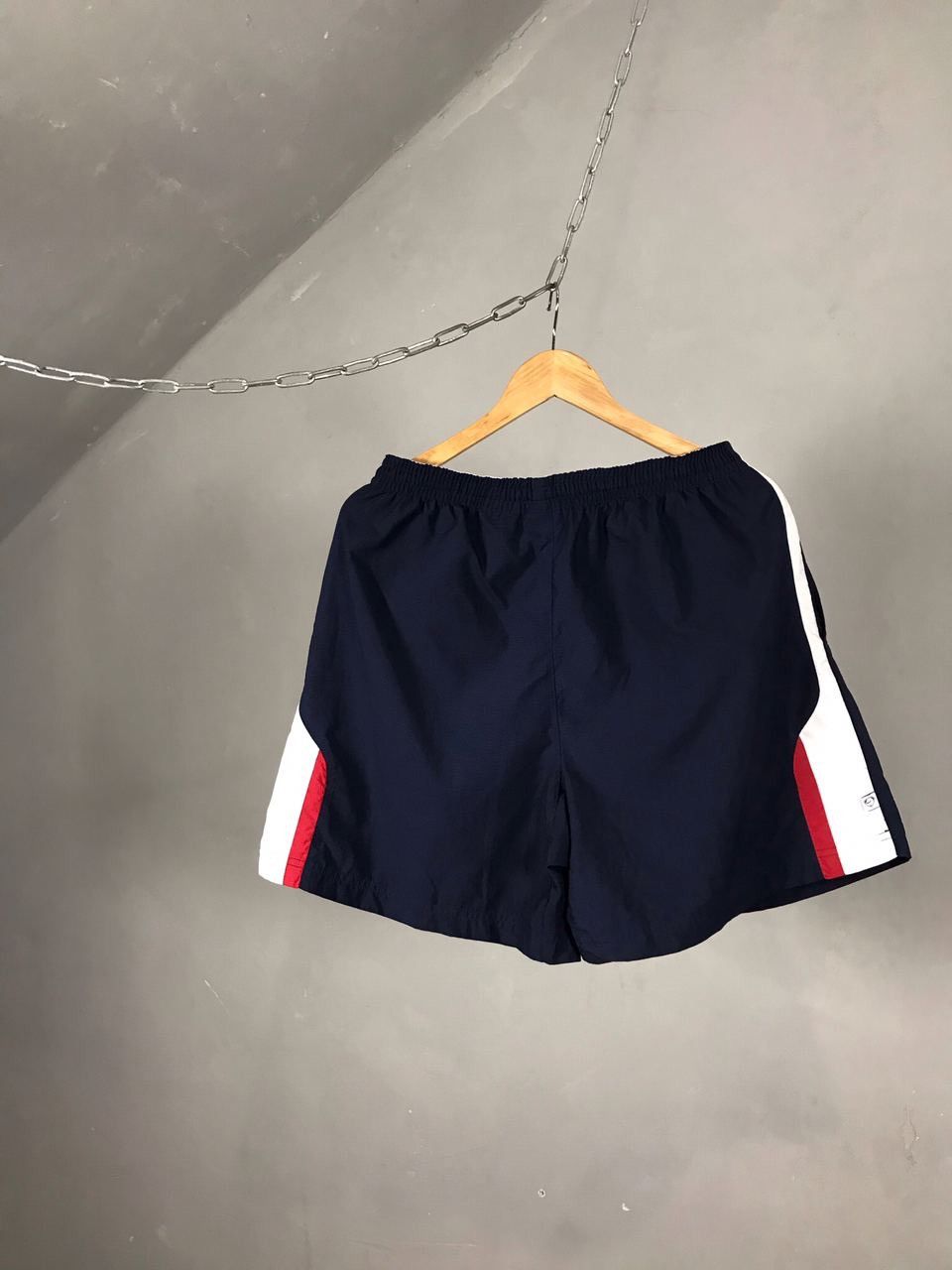 Nike × Vintage Nike vintage sportwear navy blue shorts Size US 32 / EU 48 - 6 Thumbnail
