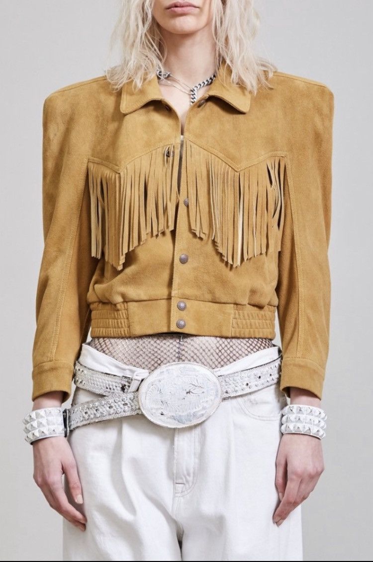 R13 Fringe suede bomber jacket. Medium Size M / US 6-8 / IT 42-44 - 1 Thumbnail