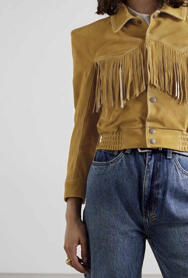 R13 Fringe suede bomber jacket. Medium Size M / US 6-8 / IT 42-44 - 13 Thumbnail