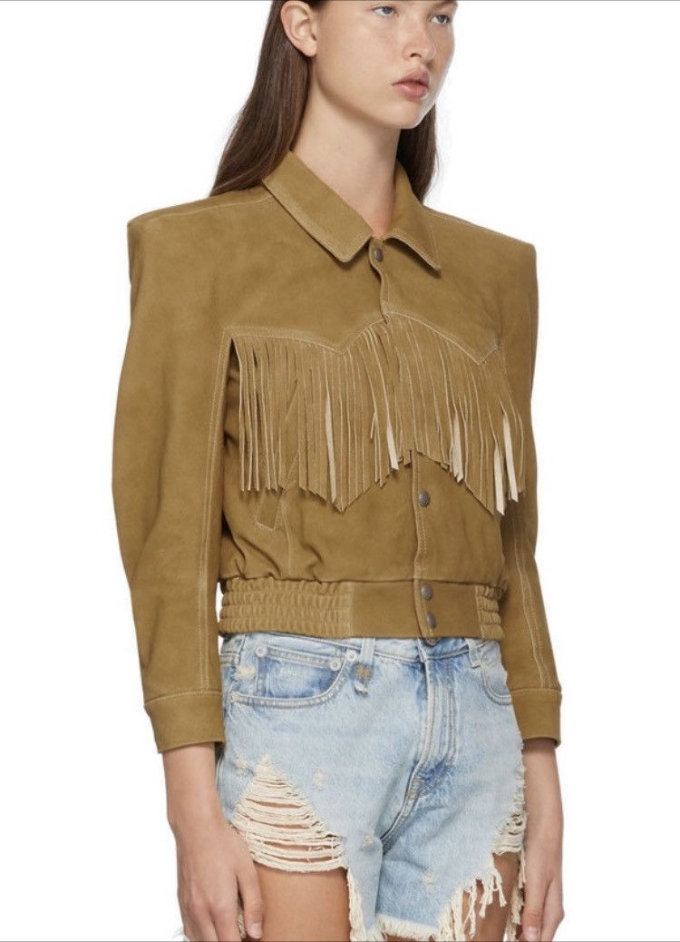 R13 Fringe suede bomber jacket. Medium Size M / US 6-8 / IT 42-44 - 16 Thumbnail