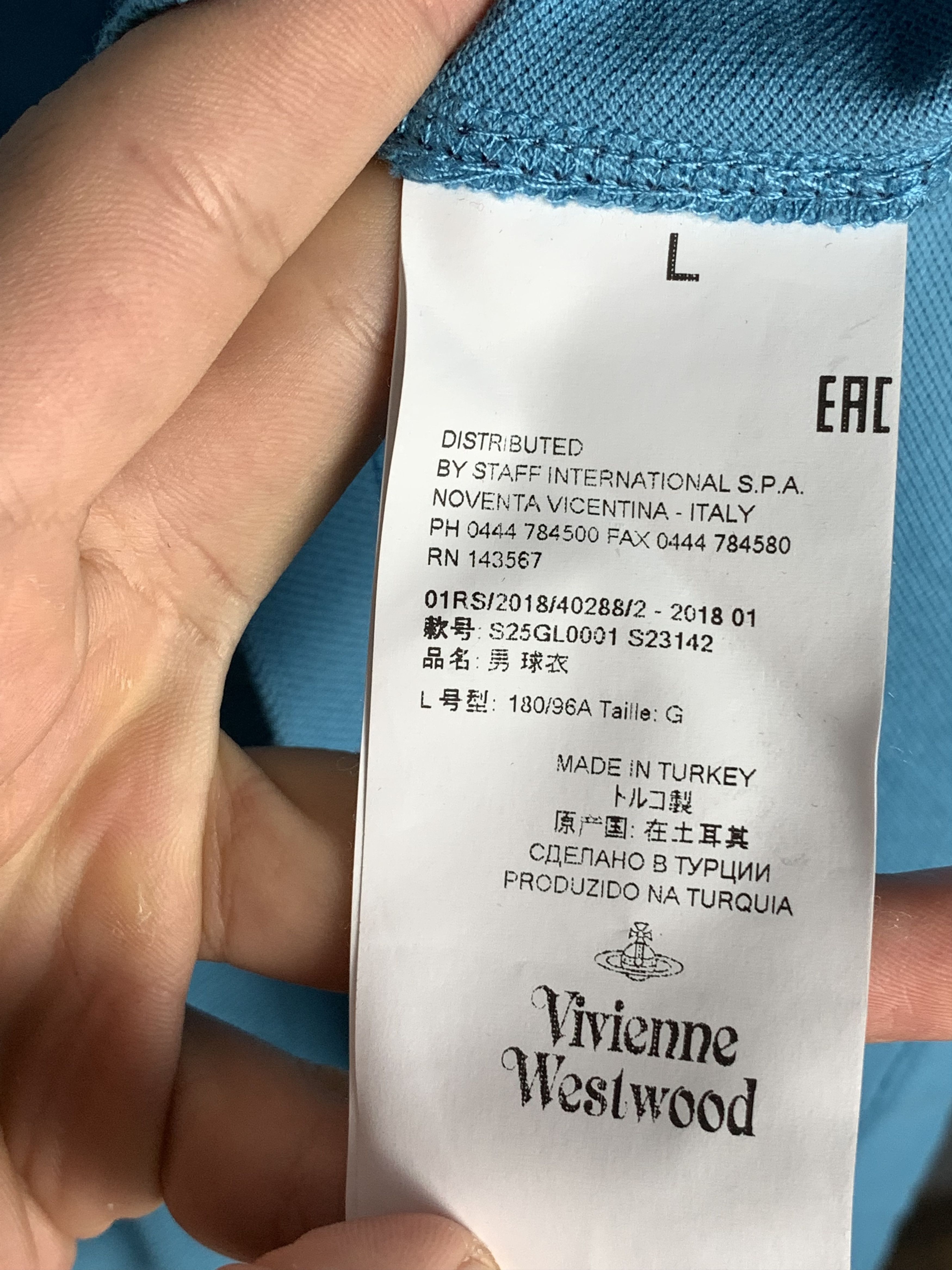 Vivienne Westwood Vivienne Westwood Mens Polo Shirt Size US L / EU 52-54 / 3 - 7 Thumbnail