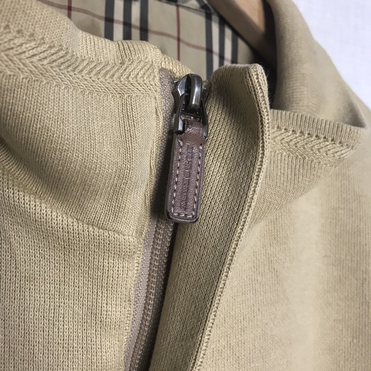 Burberry burberry nova check zipper sweater Size US M / EU 48-50 / 2 - 6 Thumbnail