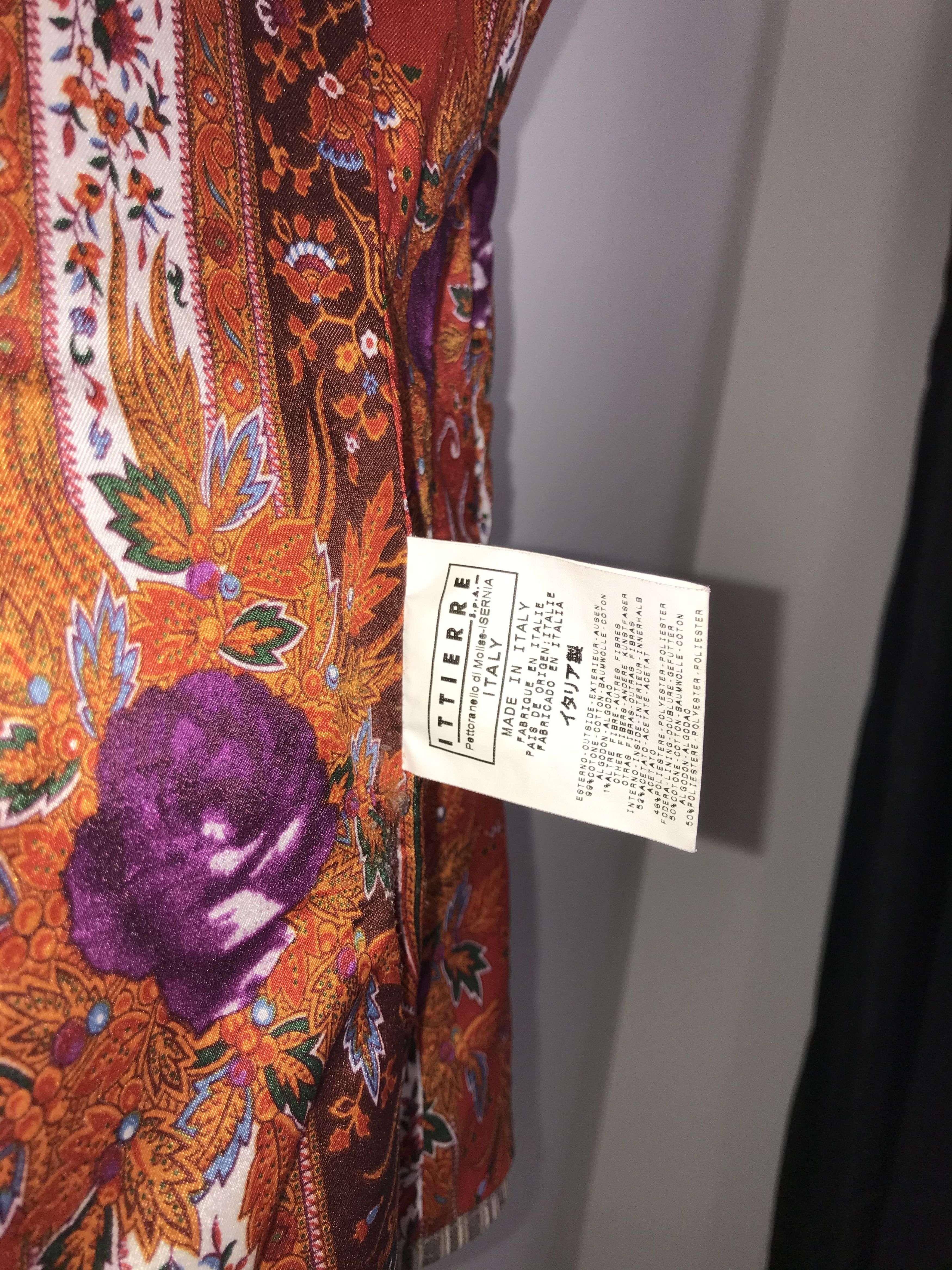 Dolce & Gabbana Vintage Dolce Gabbana Blazer Striped floral printed Size M / US 6-8 / IT 42-44 - 13 Thumbnail