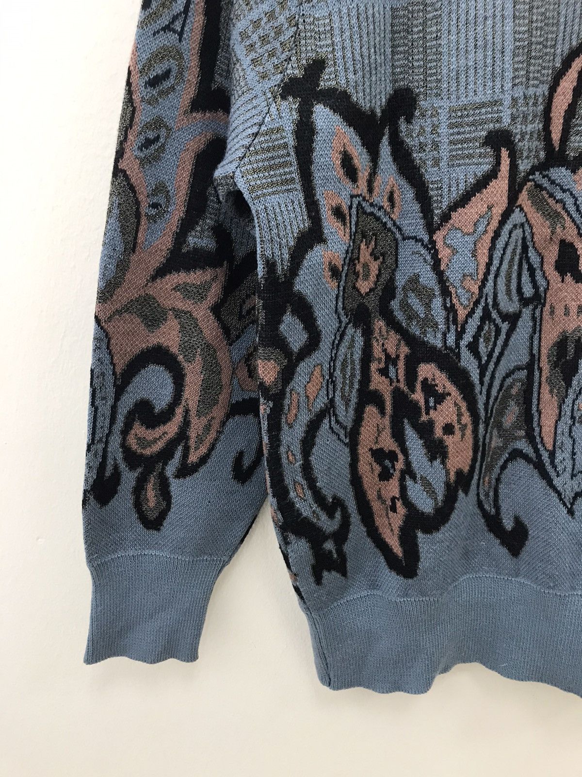 Aran Isles Knitwear Traditional Nice Fabric Design Knitwear Cardigan Size S / US 4 / IT 40 - 14 Thumbnail