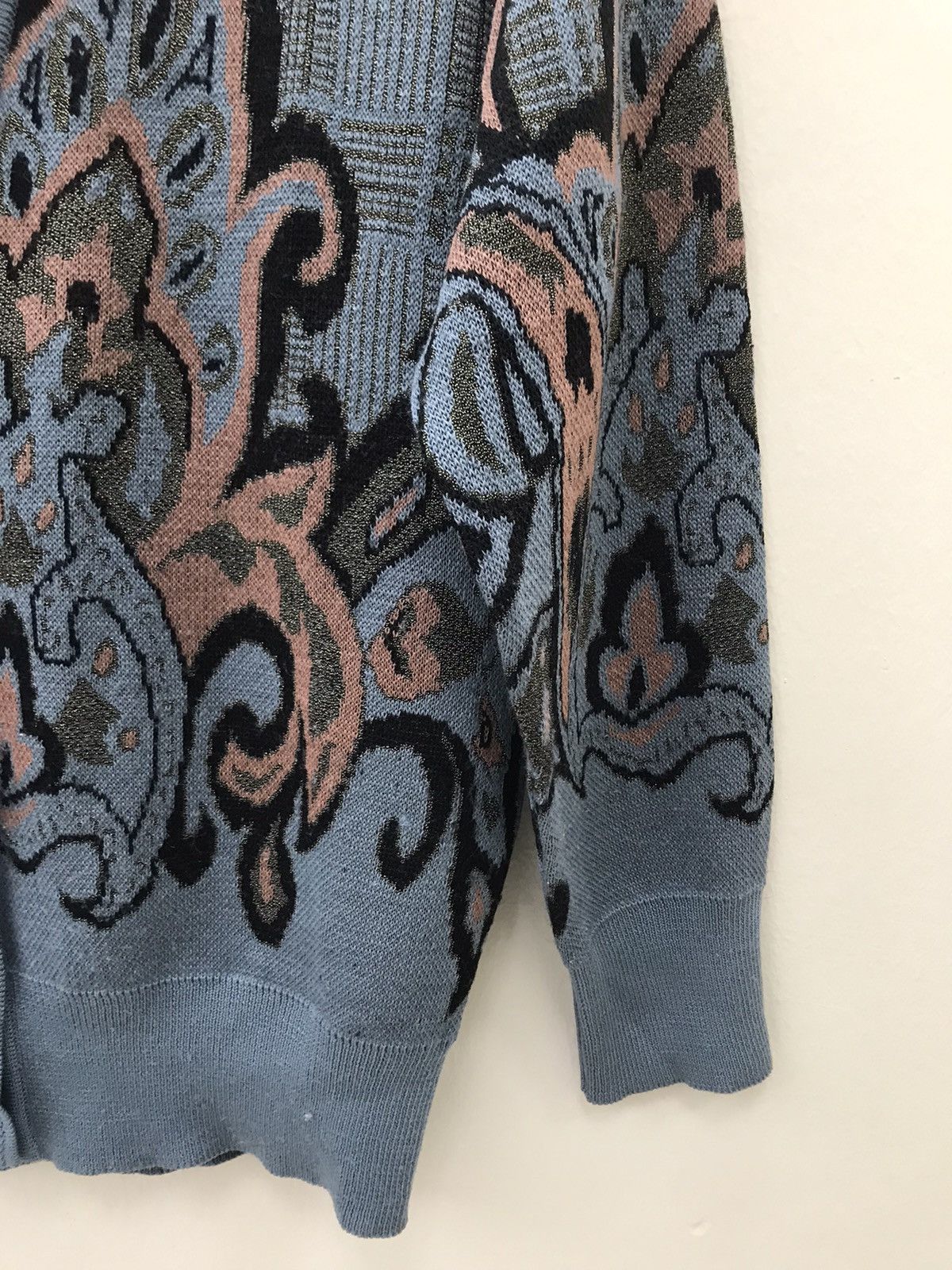 Aran Isles Knitwear Traditional Nice Fabric Design Knitwear Cardigan Size S / US 4 / IT 40 - 5 Thumbnail
