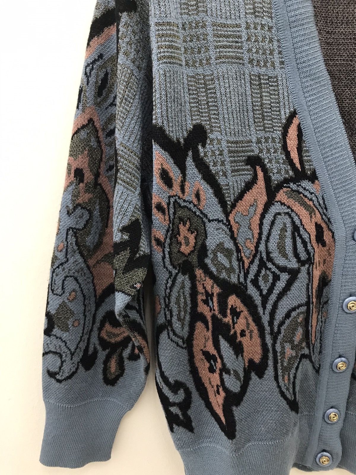 Aran Isles Knitwear Traditional Nice Fabric Design Knitwear Cardigan Size S / US 4 / IT 40 - 17 Thumbnail