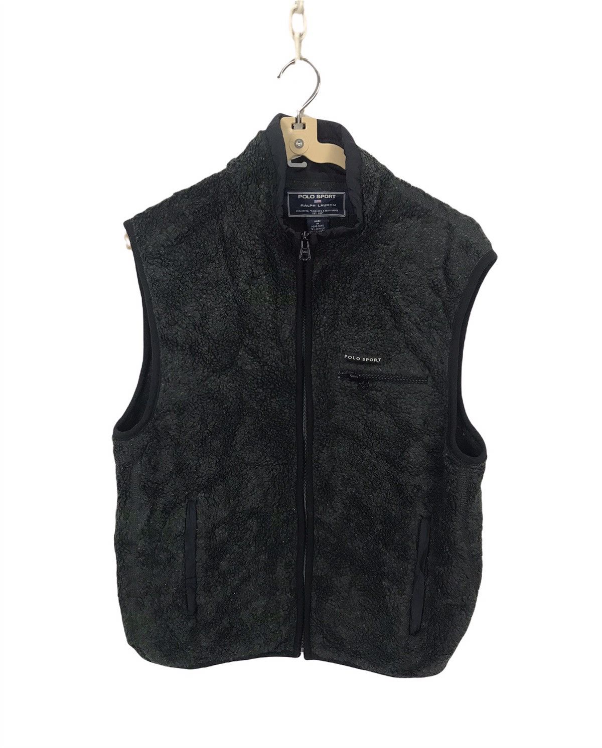 Polo Ralph Lauren × Ralph Lauren × Vintage Polo sport Ralph Lauren fleece sleeveless zipper sweater Size US S / EU 44-46 / 1 - 1 Thumbnail