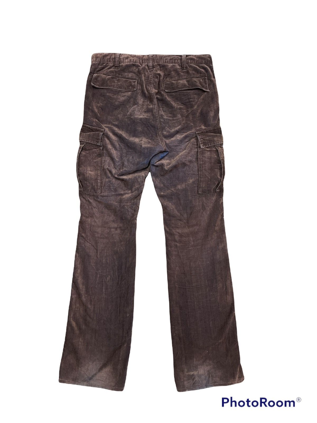 Japanese Brand Semantic Desing Sun Faded Corduroy Cargo Pants Size US 32 / EU 48 - 9 Thumbnail