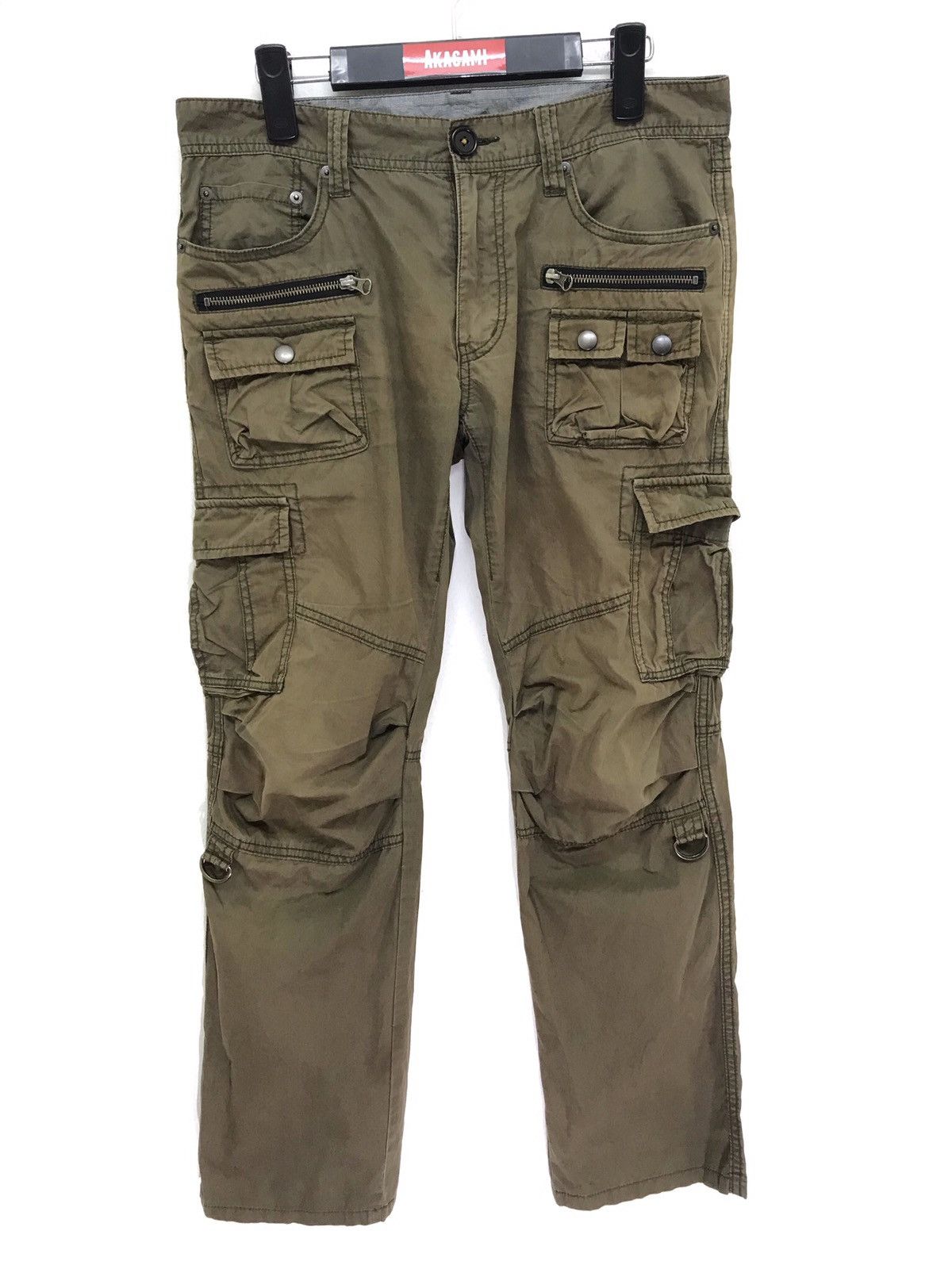 Japanese Brand Edge Rupert Bush Cargo Slim Pant Thin Cotton Size US 31 - 2 Thumbnail