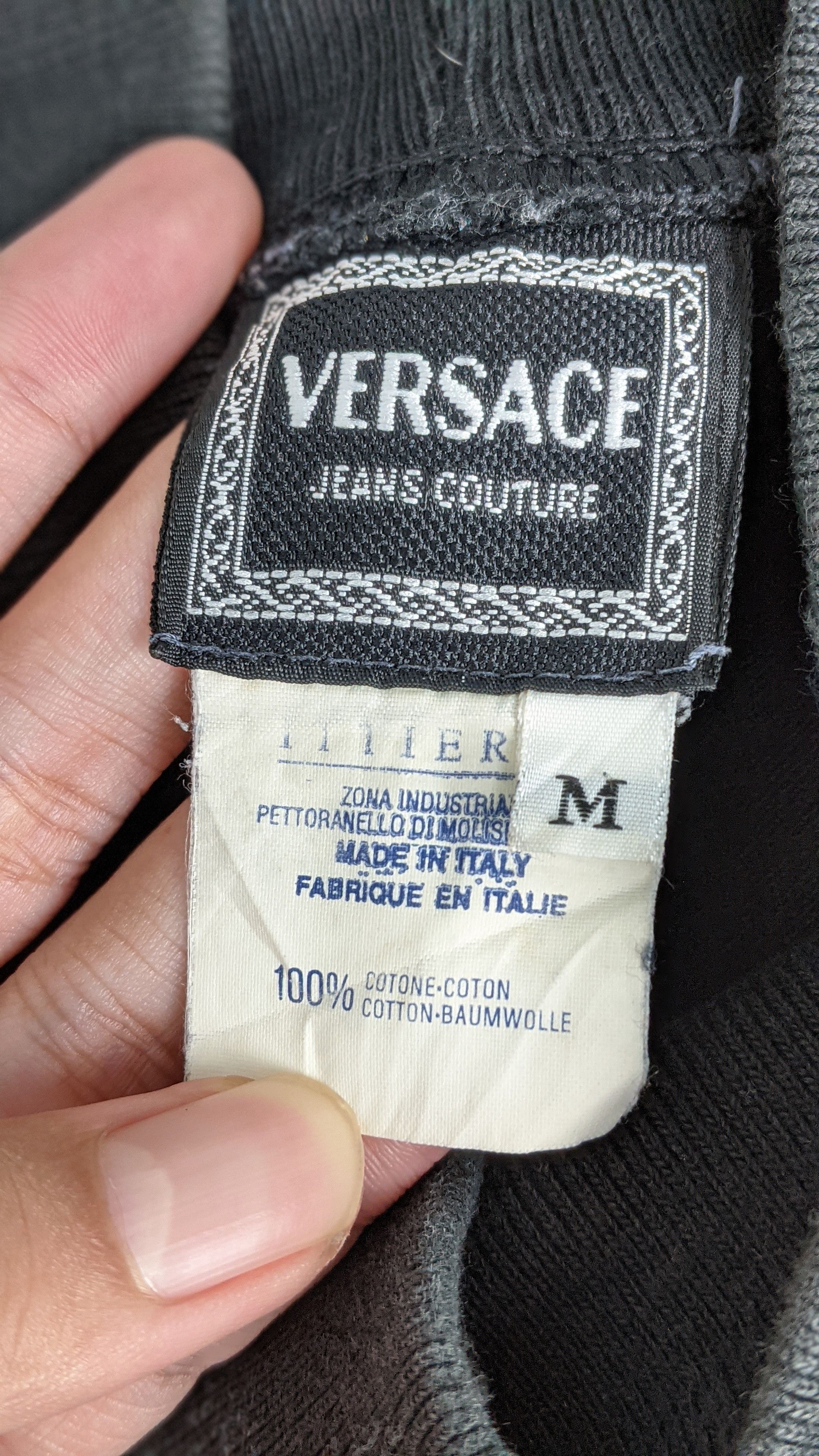 Versace Jeans Couture Versace Medusa head embroidery 90s turtleneck sweatshirt Size US M / EU 48-50 / 2 - 4 Thumbnail