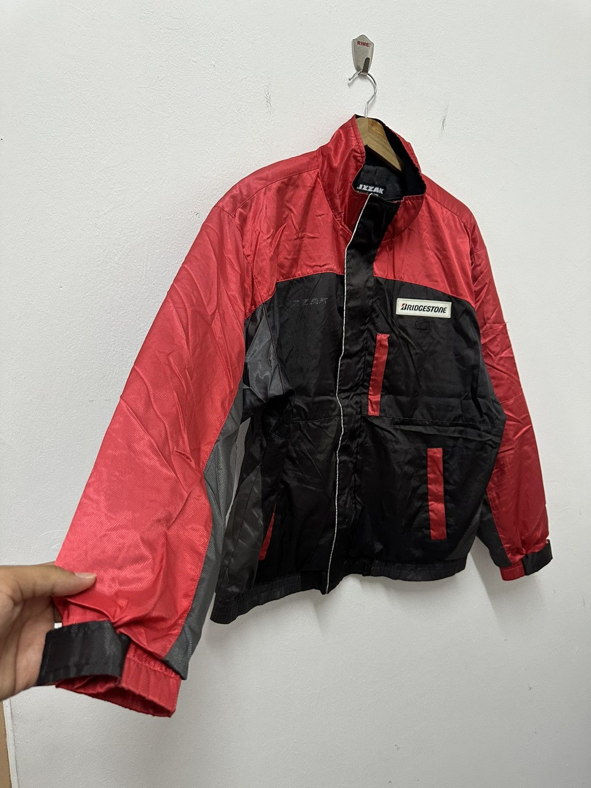 Vintage Vintage Blizzak X Bridgestone Two Tone Motorsport Jacket Size US L / EU 52-54 / 3 - 6 Thumbnail