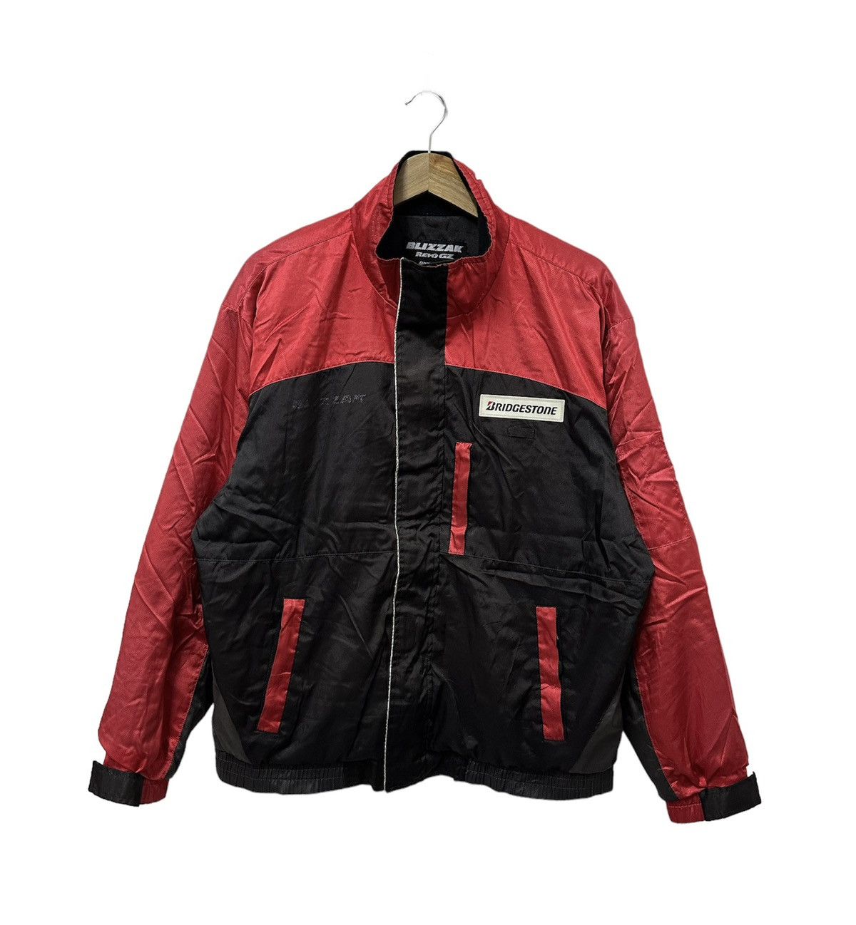 Vintage Vintage Blizzak X Bridgestone Two Tone Motorsport Jacket Size US L / EU 52-54 / 3 - 1 Thumbnail