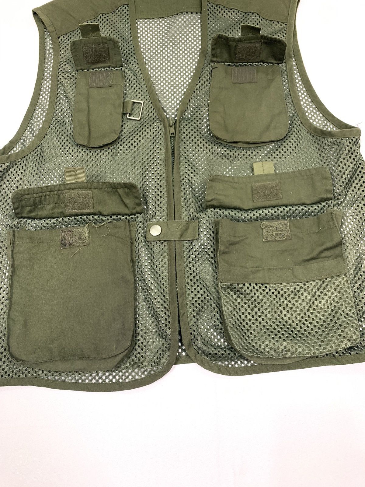 Japanese Brand PRO ACT Baggy Pocket Tactical Utility Mesh Net Vest Jacket Size US M / EU 48-50 / 2 - 10 Thumbnail