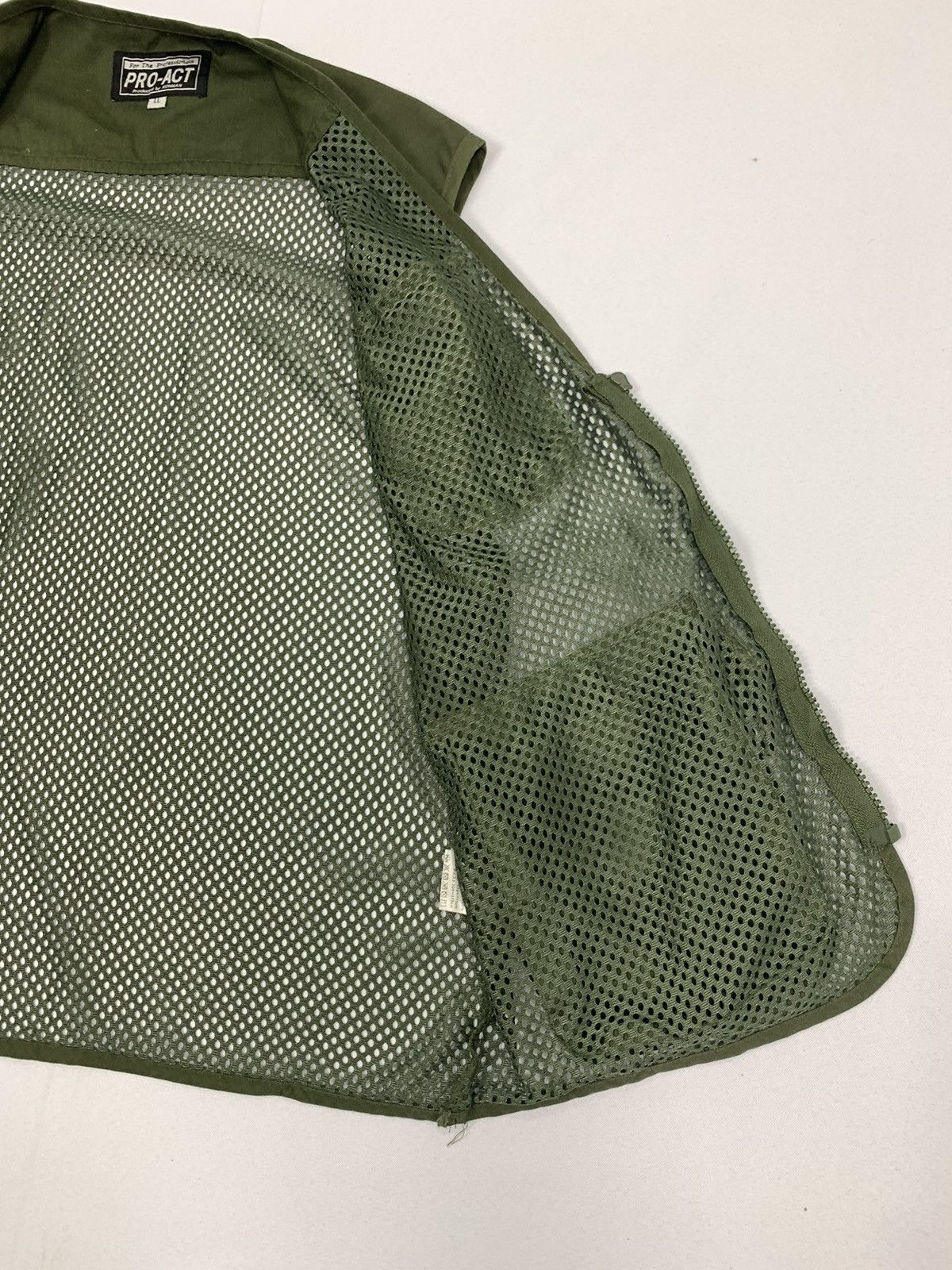 Japanese Brand PRO ACT Baggy Pocket Tactical Utility Mesh Net Vest Jacket Size US M / EU 48-50 / 2 - 14 Thumbnail