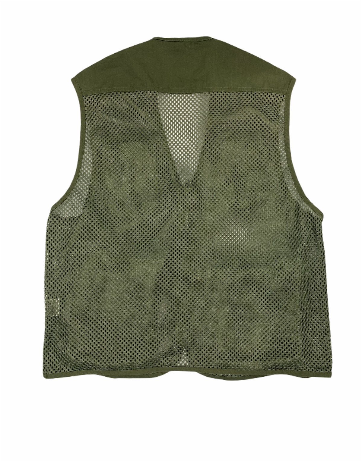 Japanese Brand PRO ACT Baggy Pocket Tactical Utility Mesh Net Vest Jacket Size US M / EU 48-50 / 2 - 2 Thumbnail