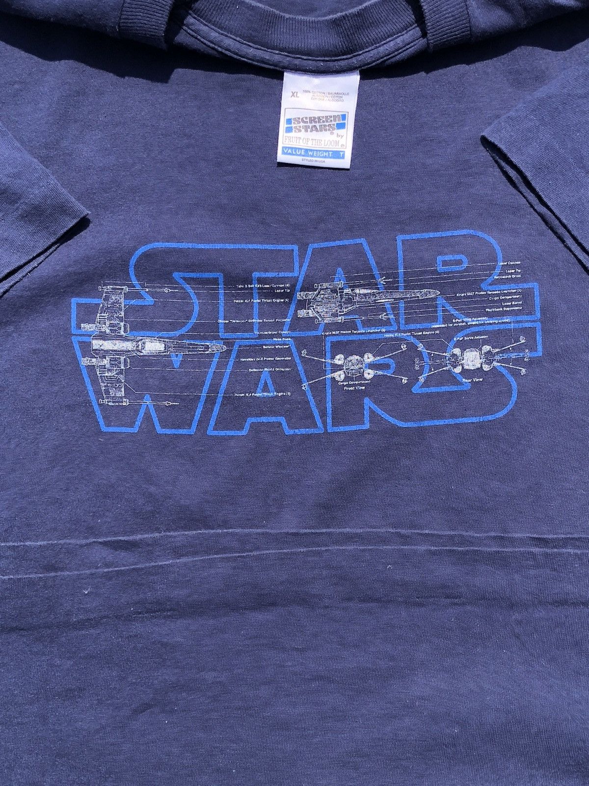 Star Wars Vintage 90s Star Wars Tee (Star Trek Lord of the Rings) Size US XL / EU 56 / 4 - 3 Thumbnail