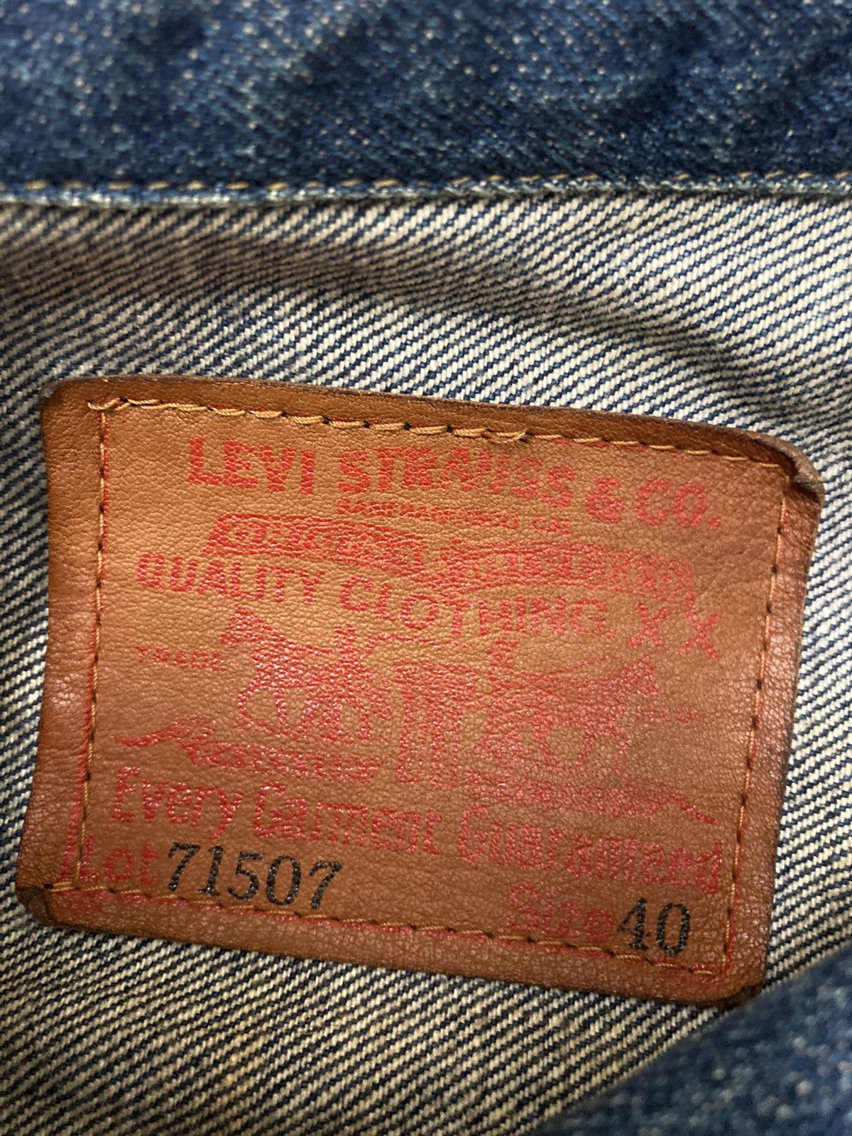 LVC × Levi's Made & Crafted × Levi's Vintage Clothing Vintage 71507 Levi’s denim jacket Size US L / EU 52-54 / 3 - 8 Thumbnail
