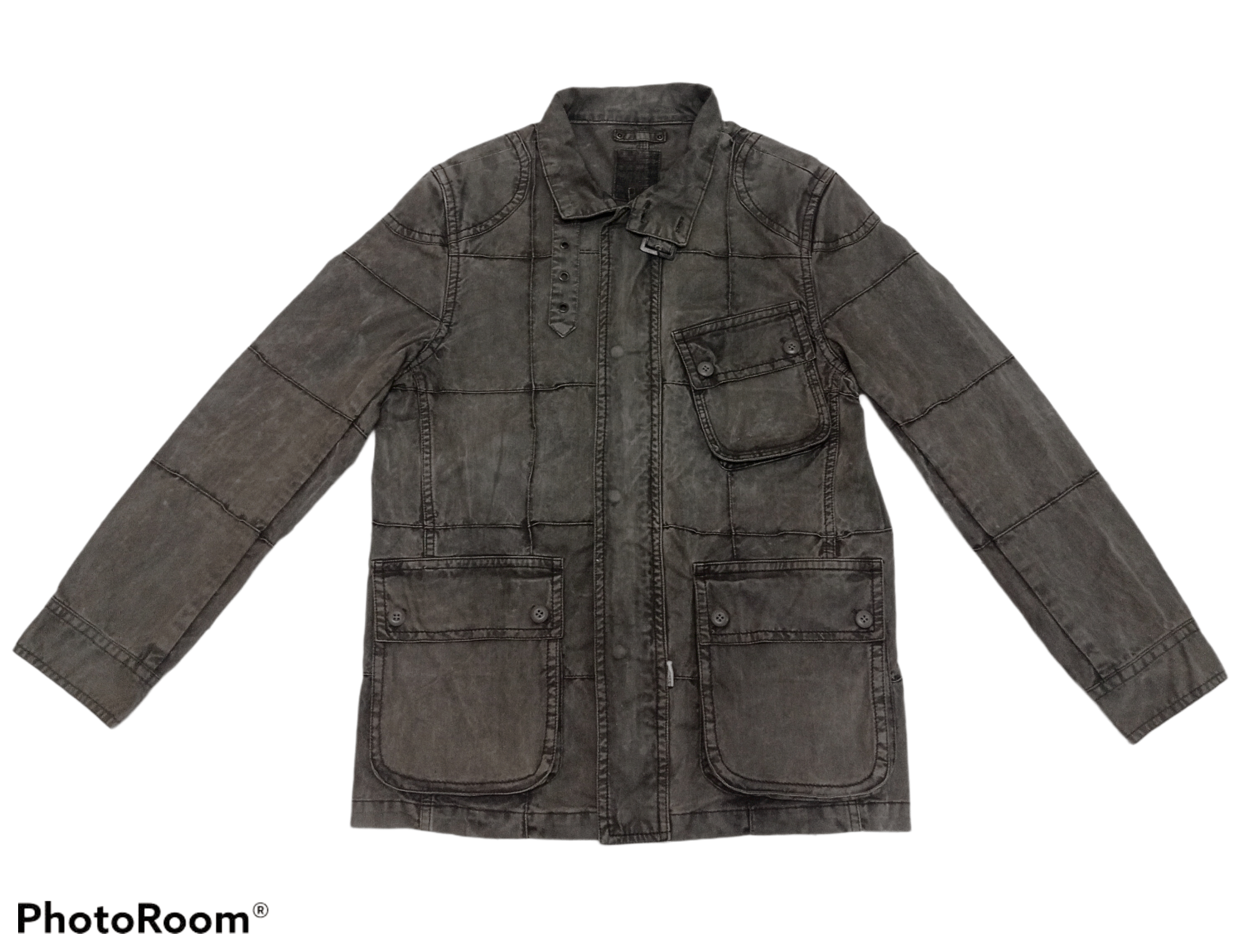 image of Vintage Oilcake Jacket Nice Style Size in Grey, Men's