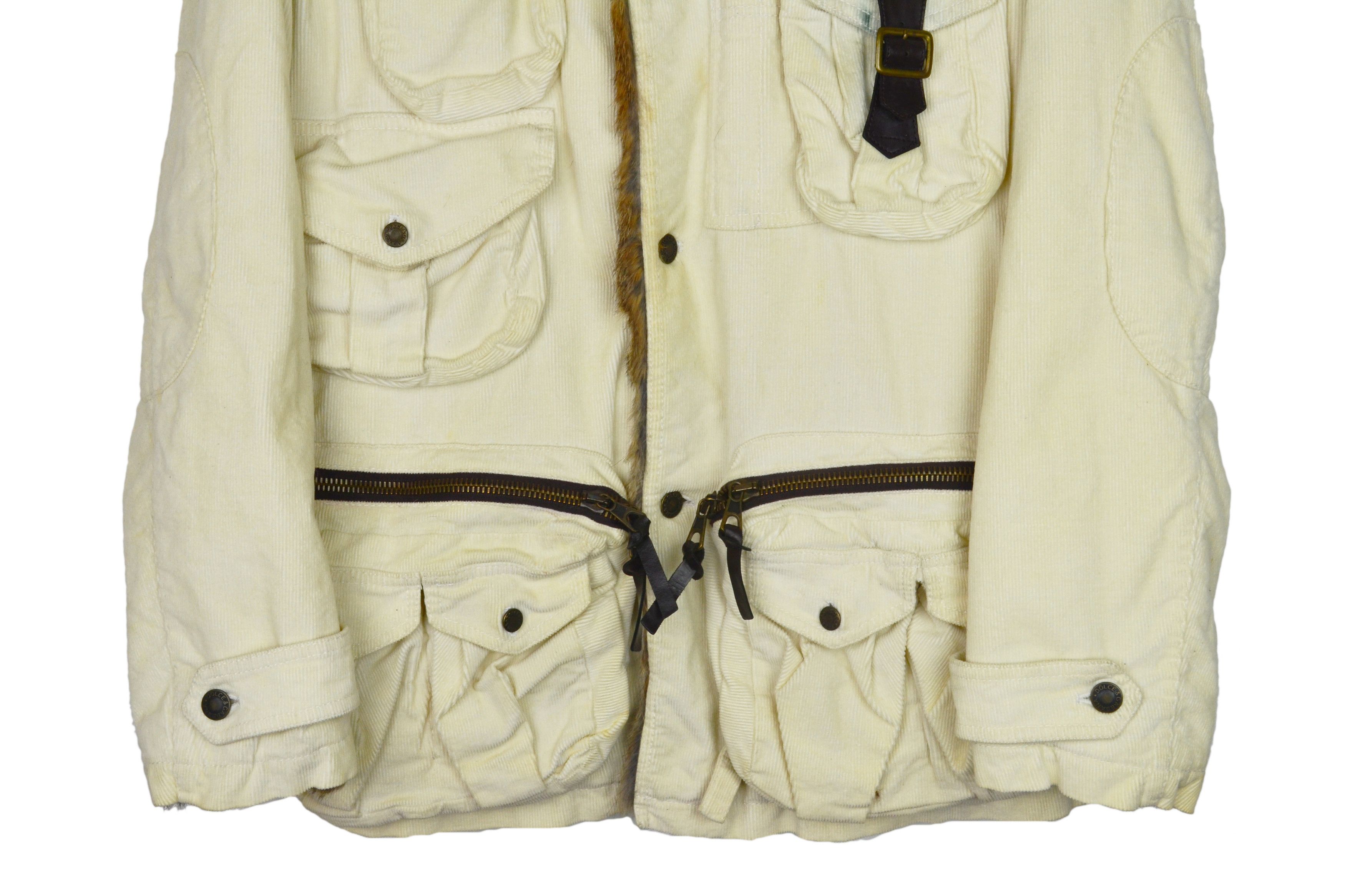 Dolce & Gabbana Dolce Gabbana Cargo Jacket Pockets Zip Coat Corduroy 2003 Size US M / EU 48-50 / 2 - 5 Thumbnail