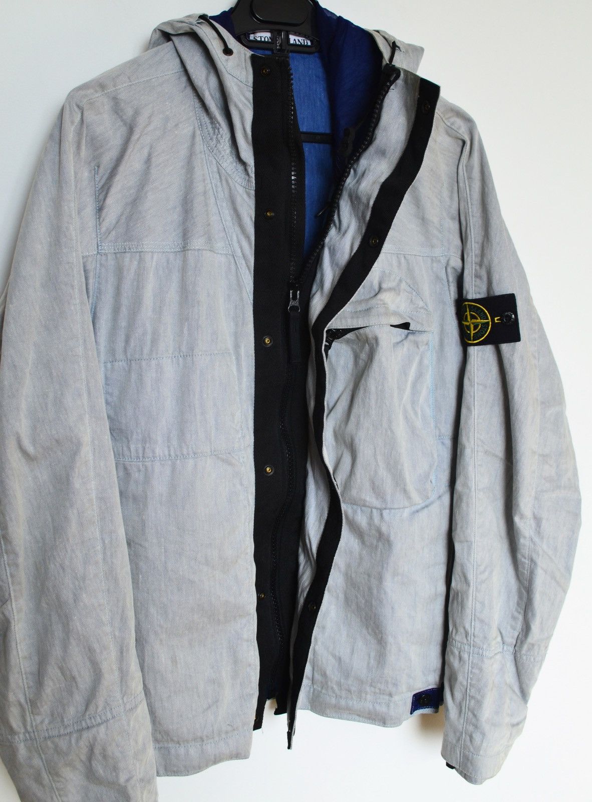Stone Island Jacket Full Zip Hooded White 2011 Lino Watro