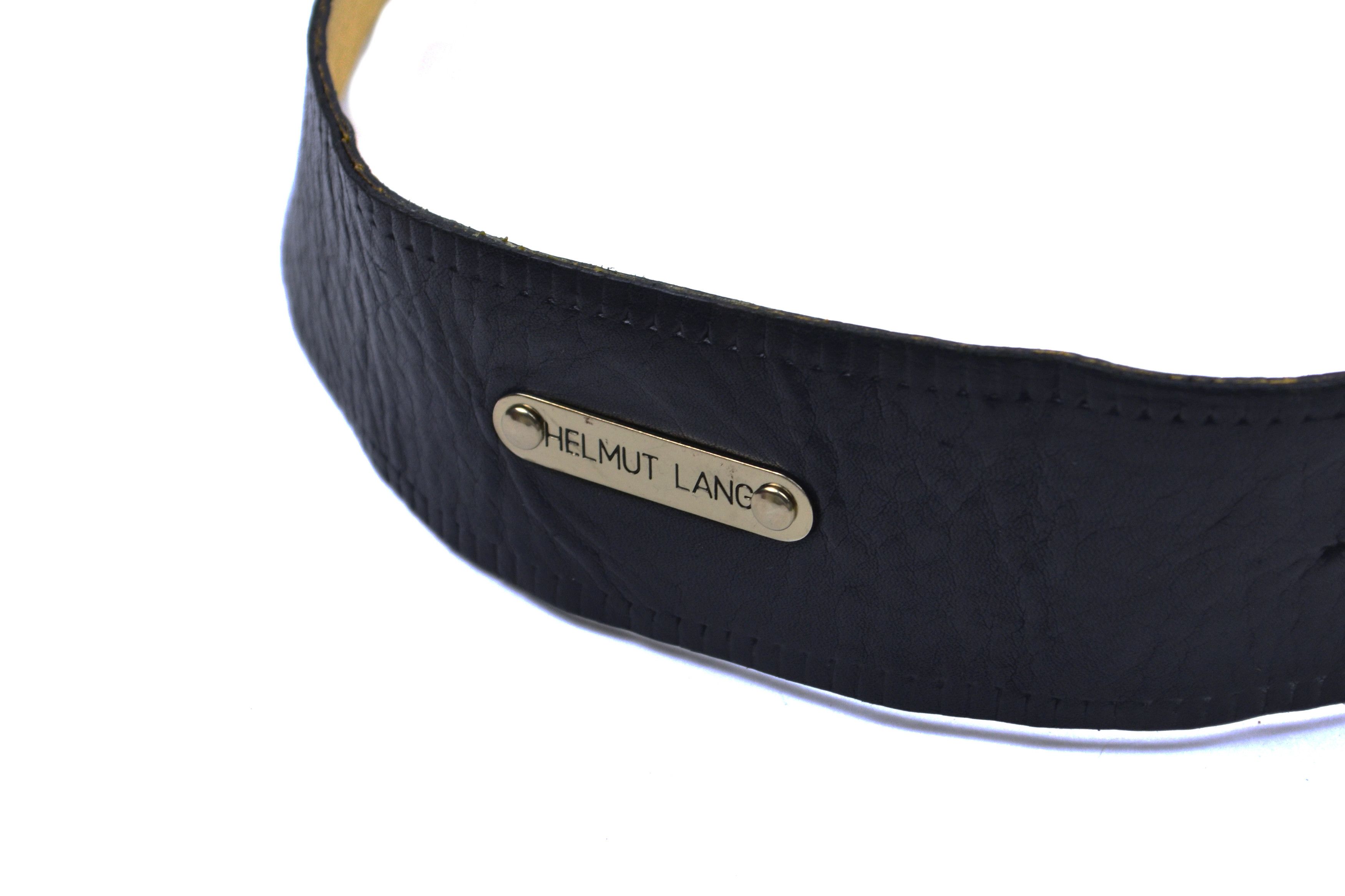 Helmut Lang Helmut Lang Belt Leather Metal Logo 90s Runway Size ONE SIZE - 1 Thumbnail