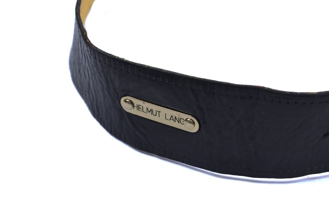 Vintage Helmut Lang Belt Leather Logo 90s | Grailed