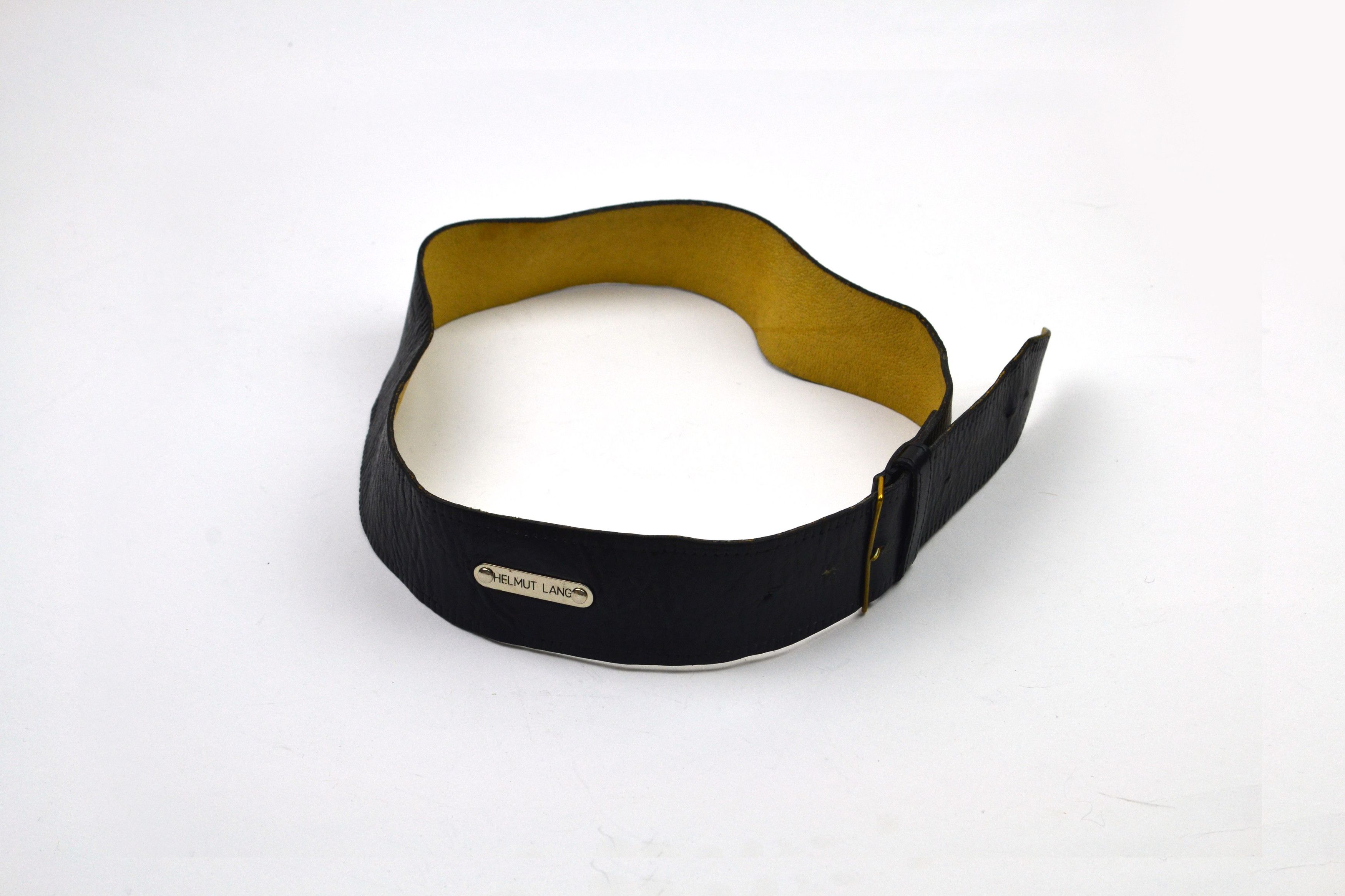 Helmut Lang Helmut Lang Belt Leather Metal Logo 90s Runway Size ONE SIZE - 2 Thumbnail