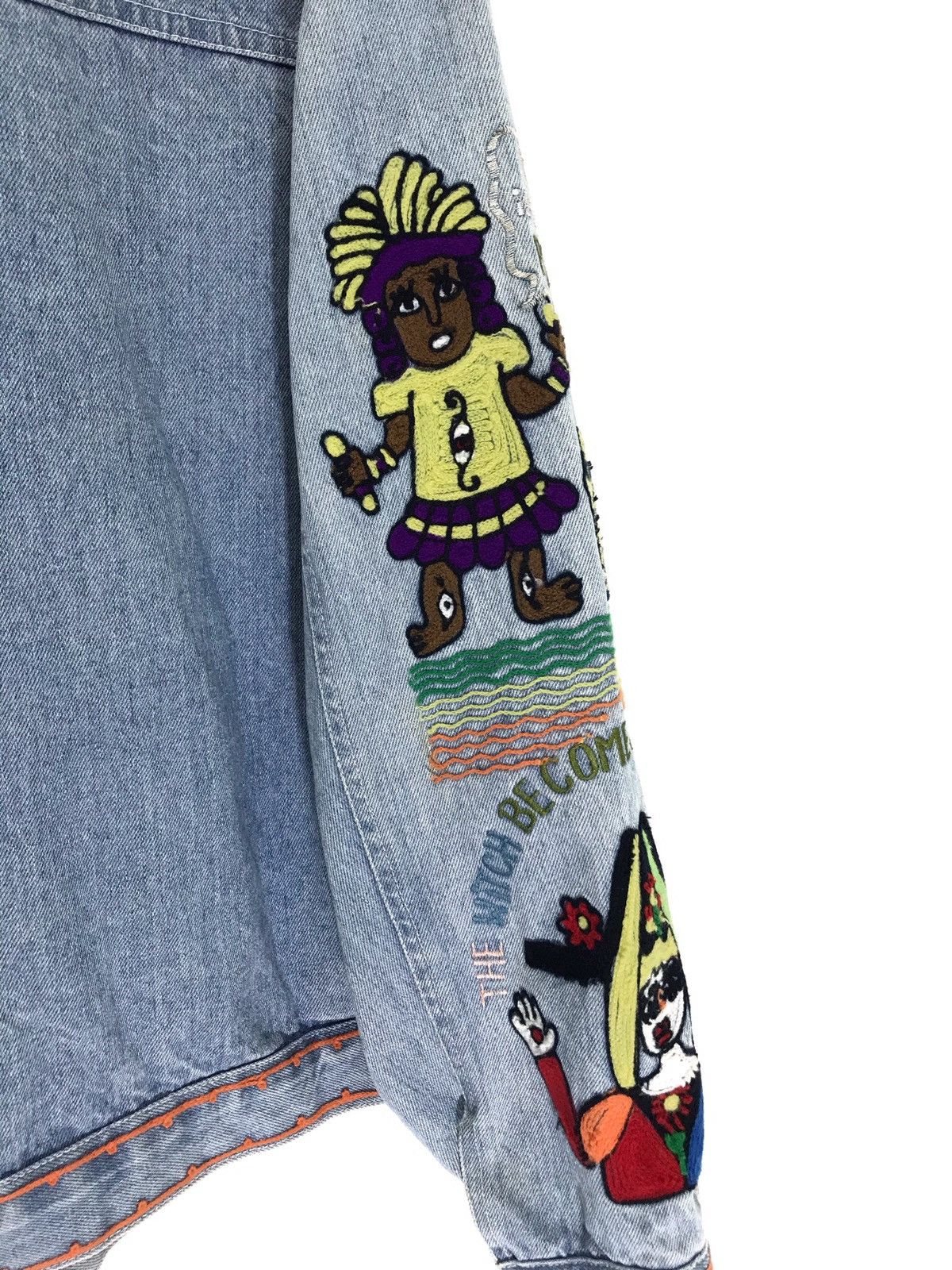 Hysteric Glamour Archive 80s Hysteric Glamour Pop Art Embroydery Denim 6🟩9 Size US L / EU 52-54 / 3 - 7 Thumbnail