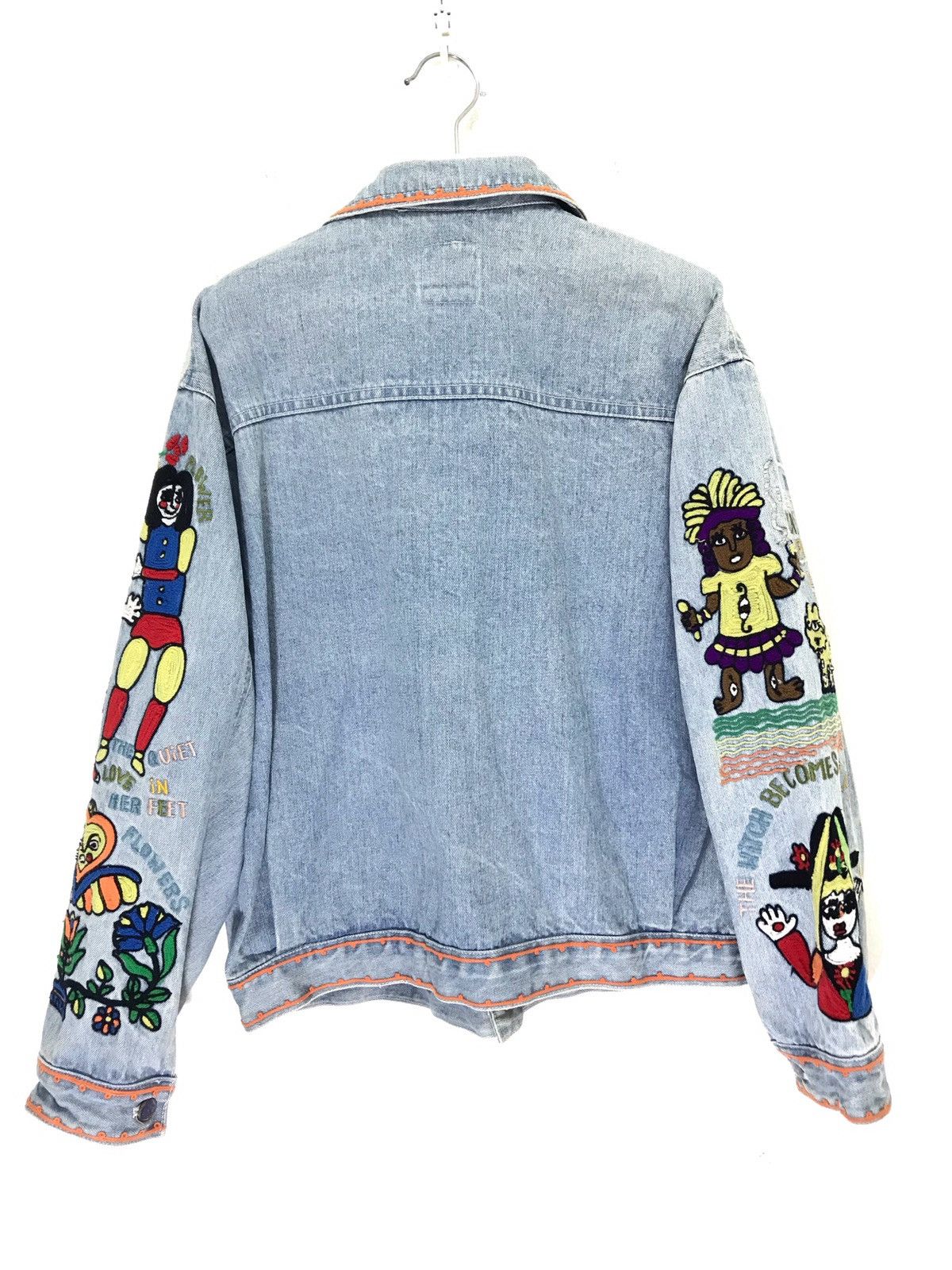 Hysteric Glamour Archive 80s Hysteric Glamour Pop Art Embroydery Denim 6🟩9 Size US L / EU 52-54 / 3 - 9 Thumbnail