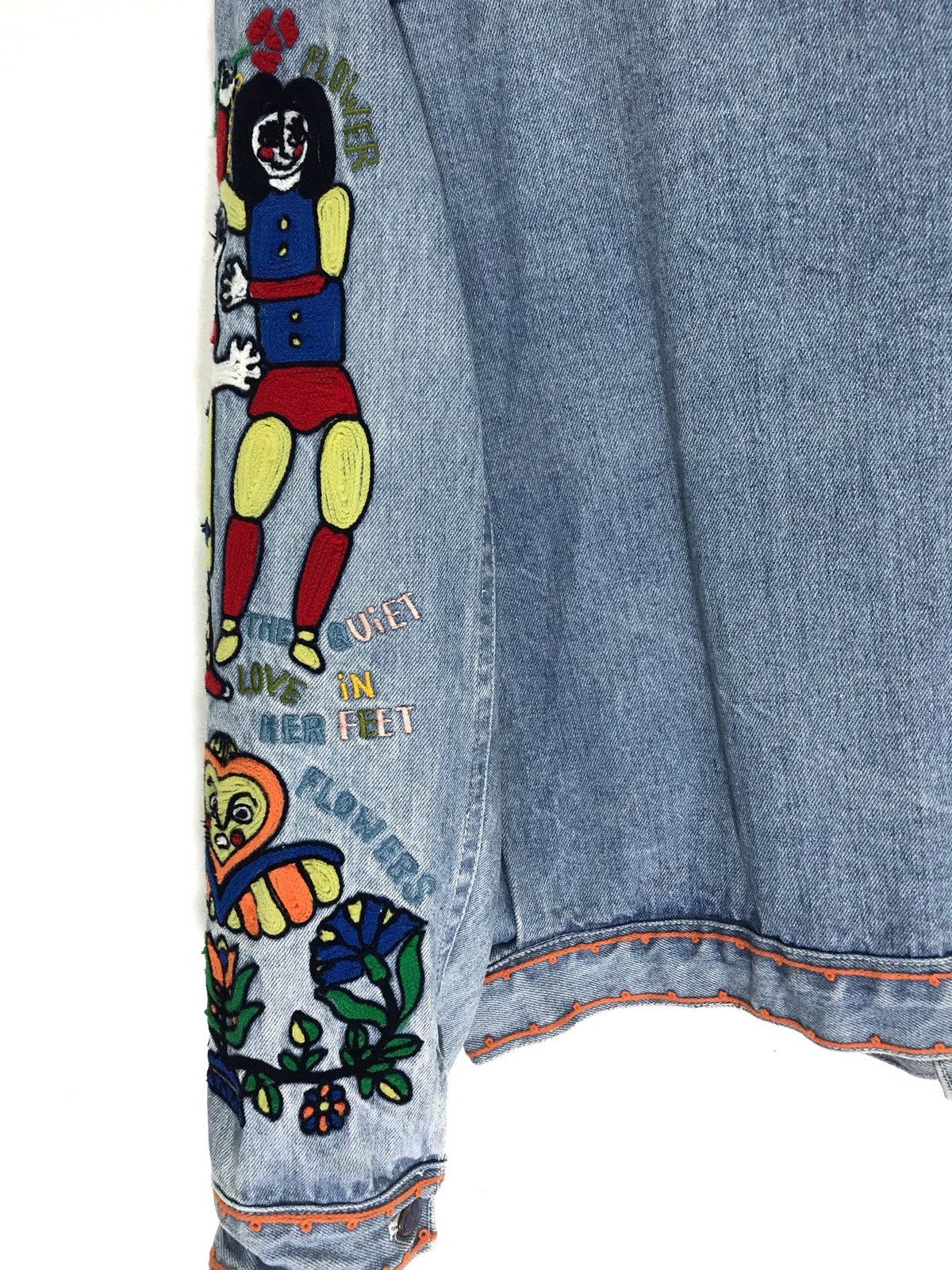 Hysteric Glamour Archive 80s Hysteric Glamour Pop Art Embroydery Denim 6🟩9 Size US L / EU 52-54 / 3 - 8 Thumbnail