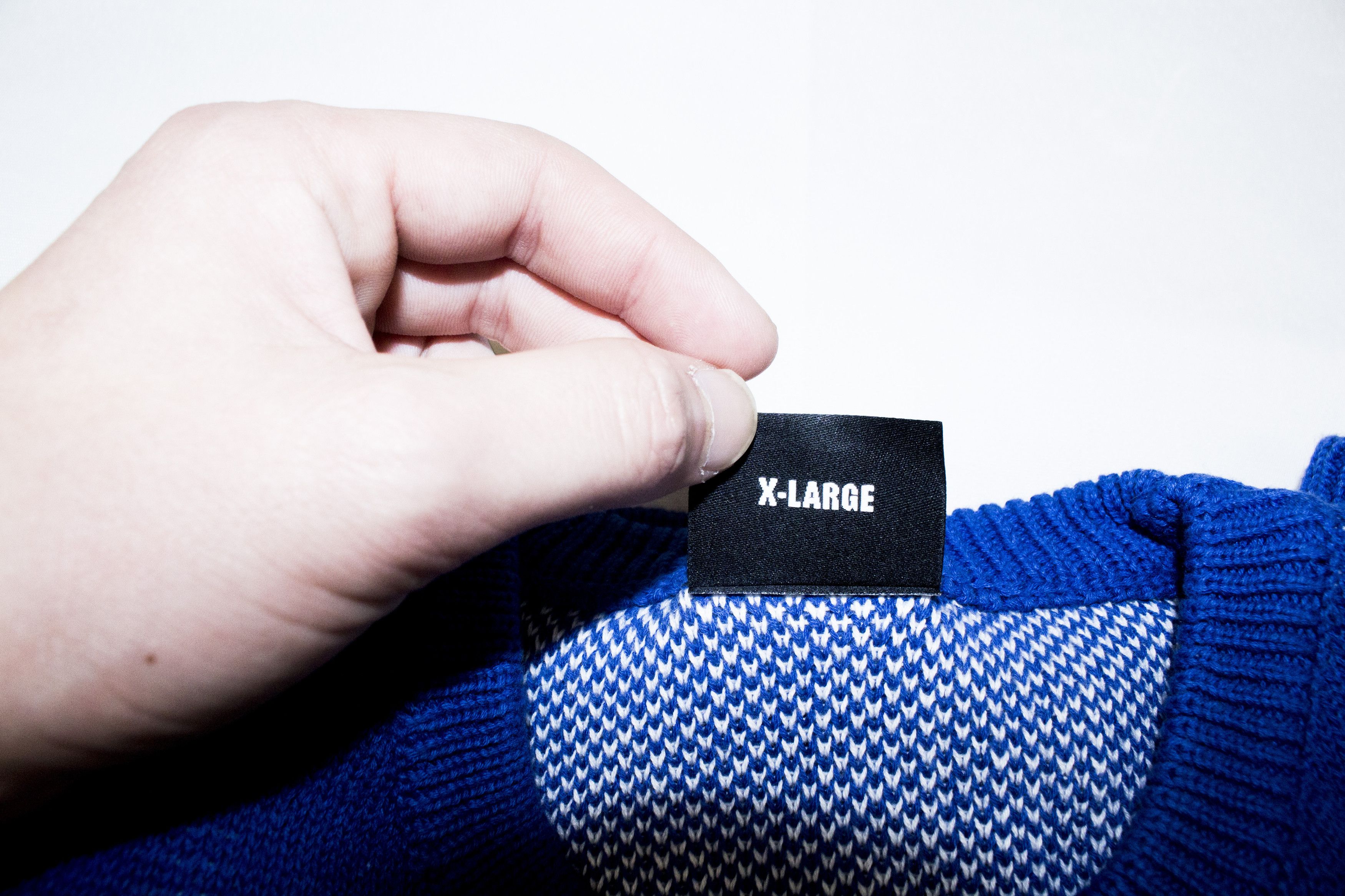 Revenge Revenge Knit Logo Sweater Blue XL Size US XL / EU 56 / 4 - 4 Thumbnail