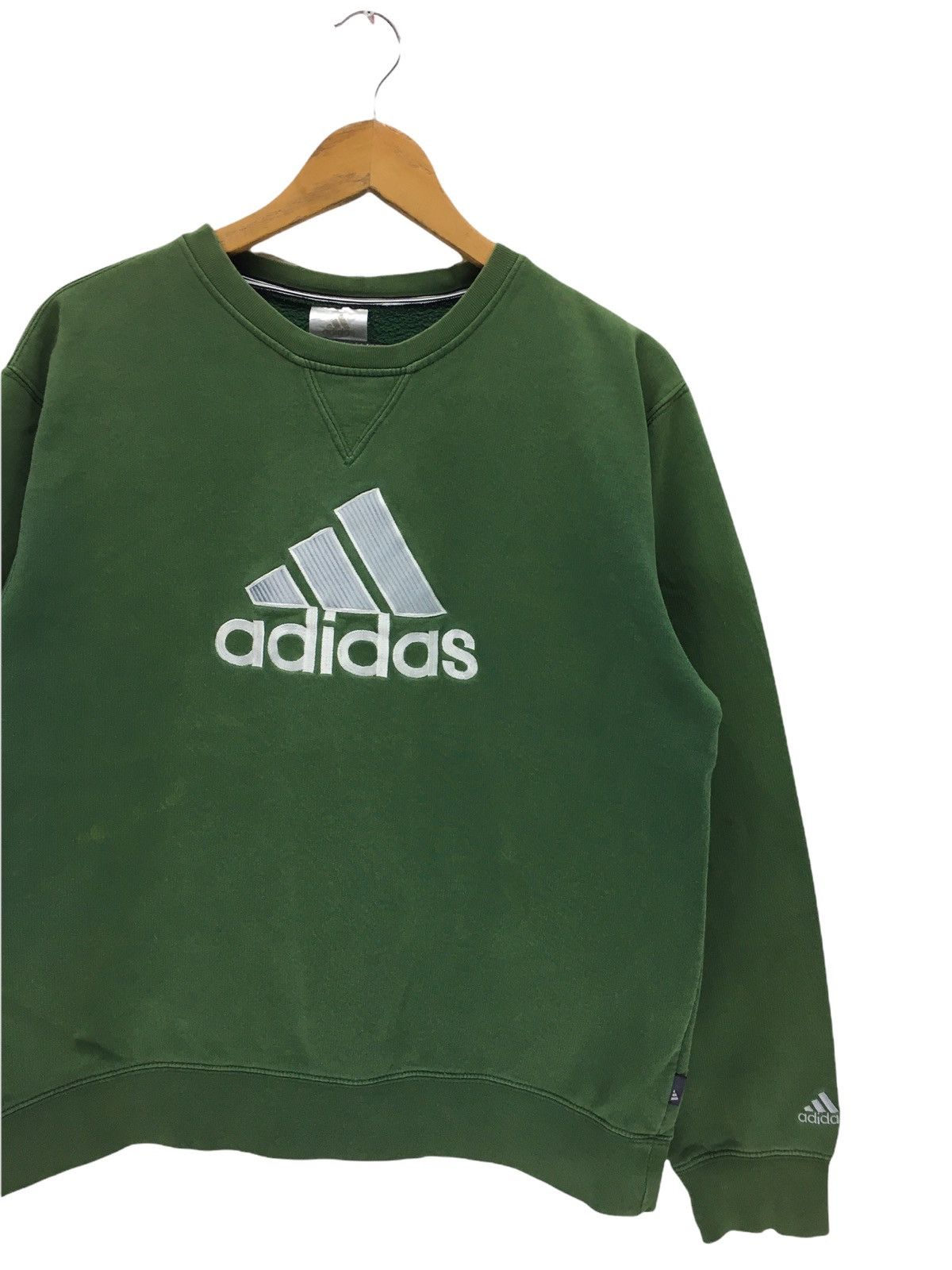 Adidas × Vintage Vintage Adidas Big Logo Spellout Sweatshirt Size US M / EU 48-50 / 2 - 4 Thumbnail