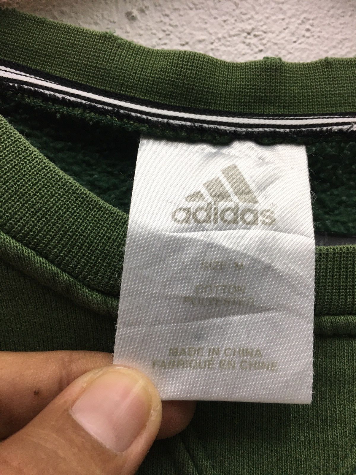 Adidas × Vintage Vintage Adidas Big Logo Spellout Sweatshirt Size US M / EU 48-50 / 2 - 8 Thumbnail