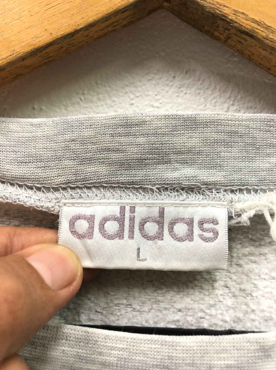 Adidas × Vintage Vintage Adidas Big Logo Spellout Sweatshirt Size US M / EU 48-50 / 2 - 6 Thumbnail