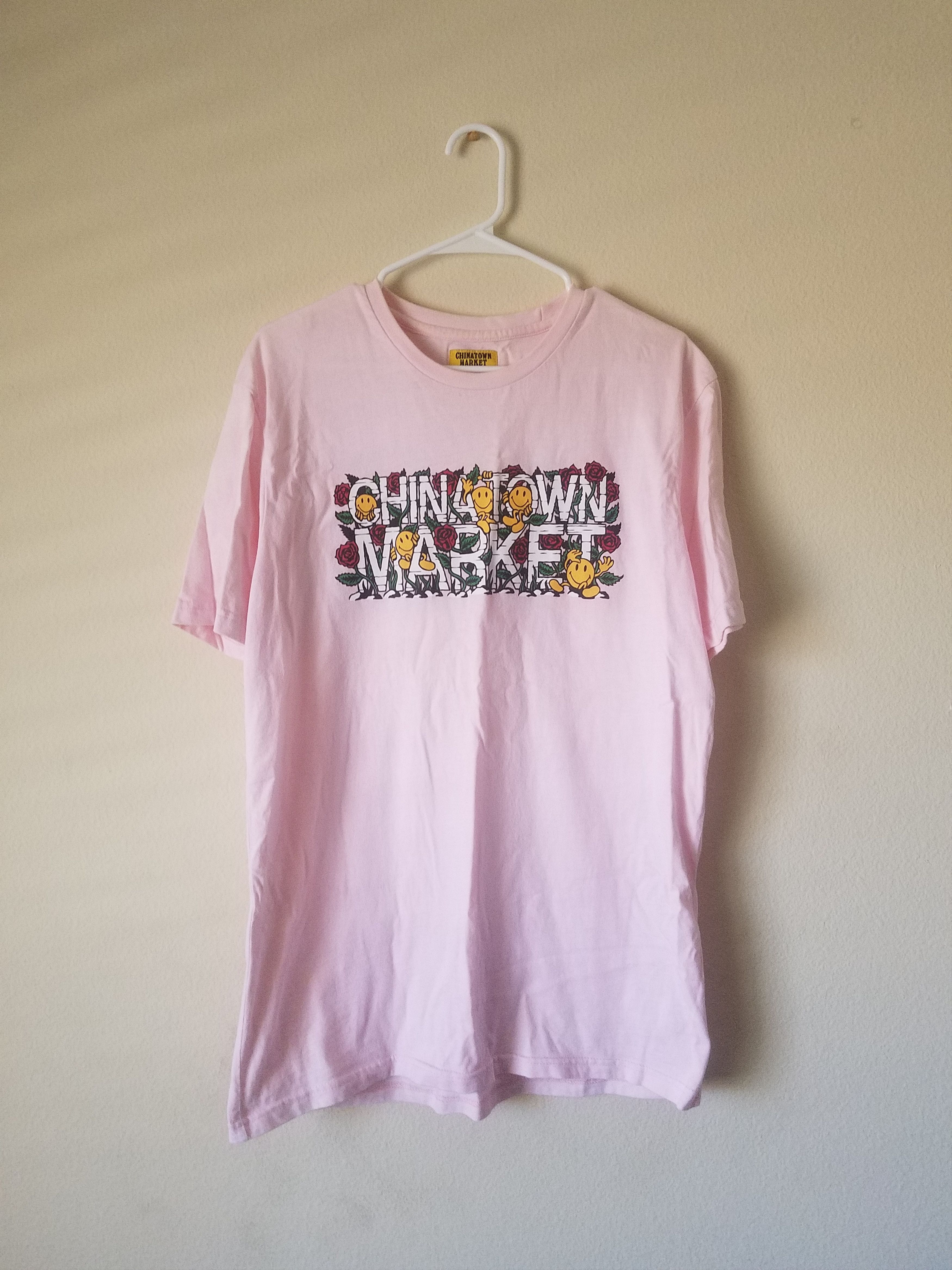 Market × Urban Outfitters × Vintage SMILEY ROSES TEE Size US L / EU 52-54 / 3 - 1 Thumbnail