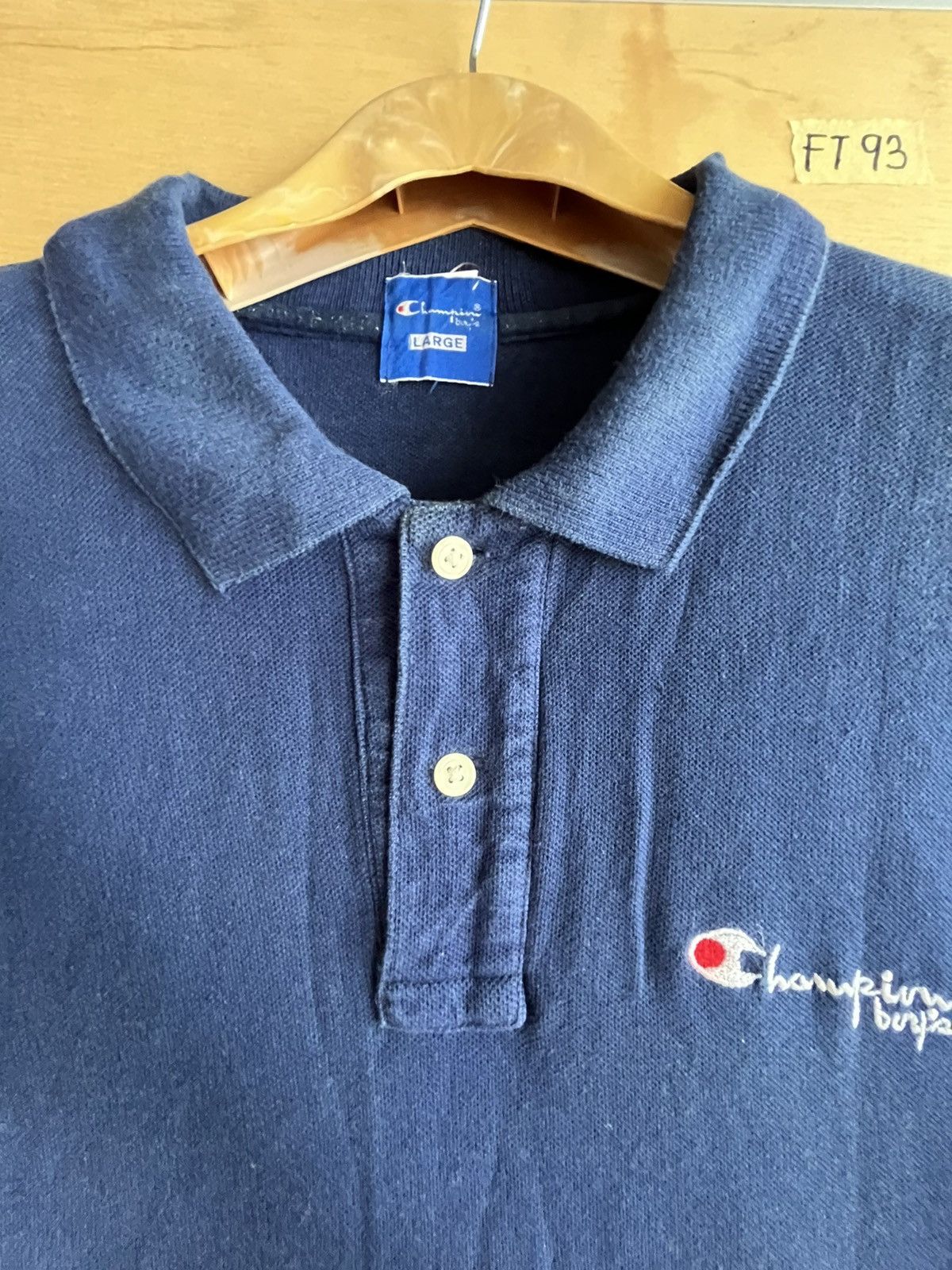 Champion × Vintage Vintage champion polo tee ft93 Size US L / EU 52-54 / 3 - 2 Thumbnail