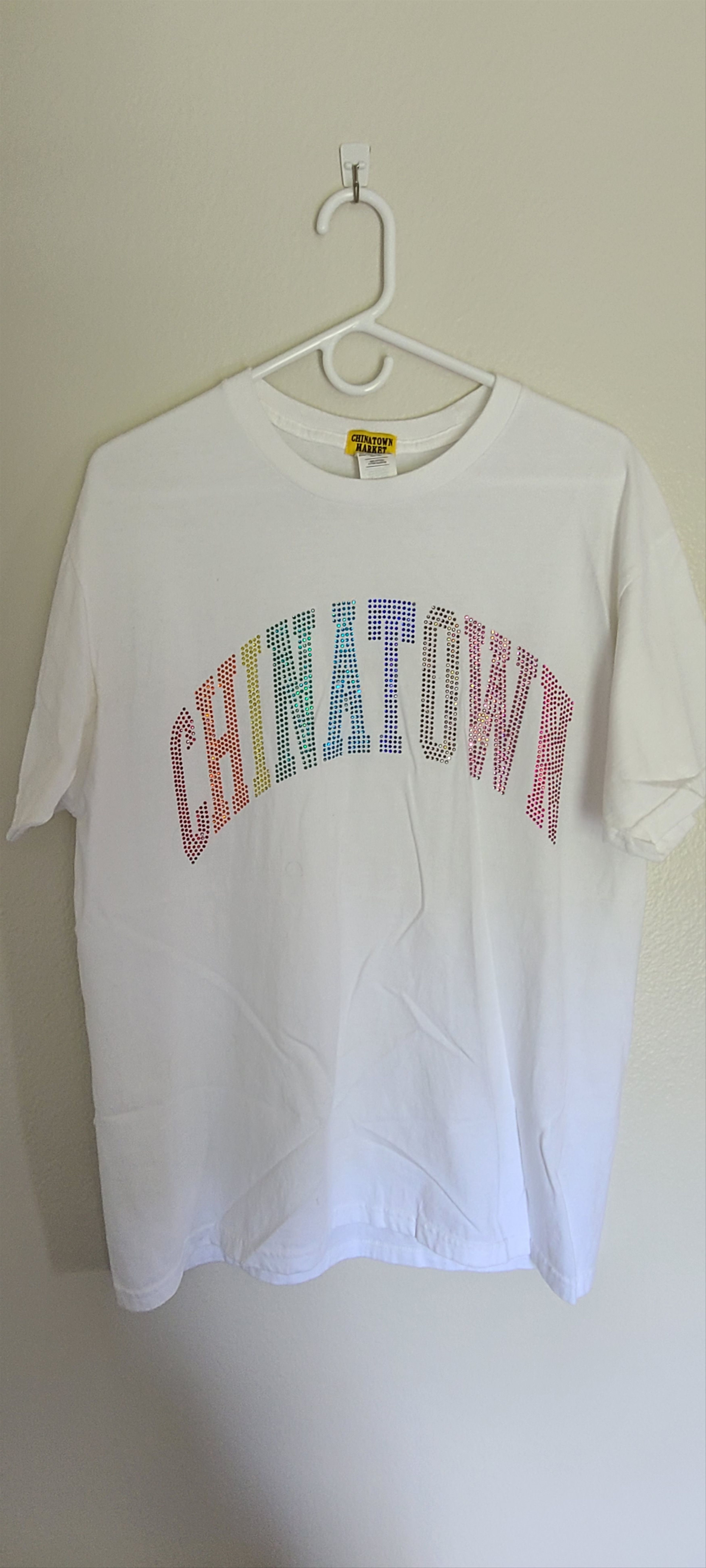 Market RAINBOW RHINESTONE TEE Size US L / EU 52-54 / 3 - 1 Thumbnail