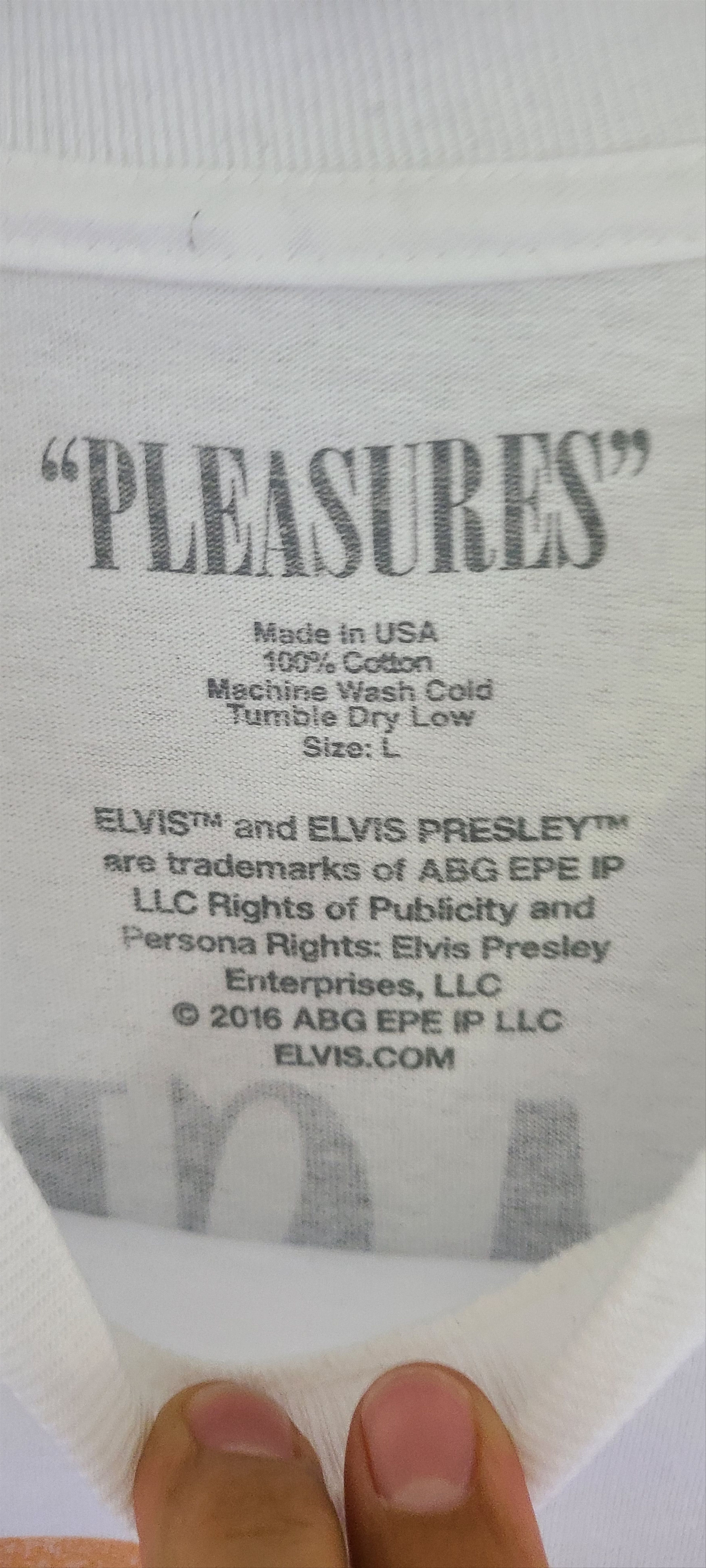 Band Tees × Pleasures × Vintage "EYES TEE" - ELVIS PRESLEY Size US L / EU 52-54 / 3 - 4 Thumbnail