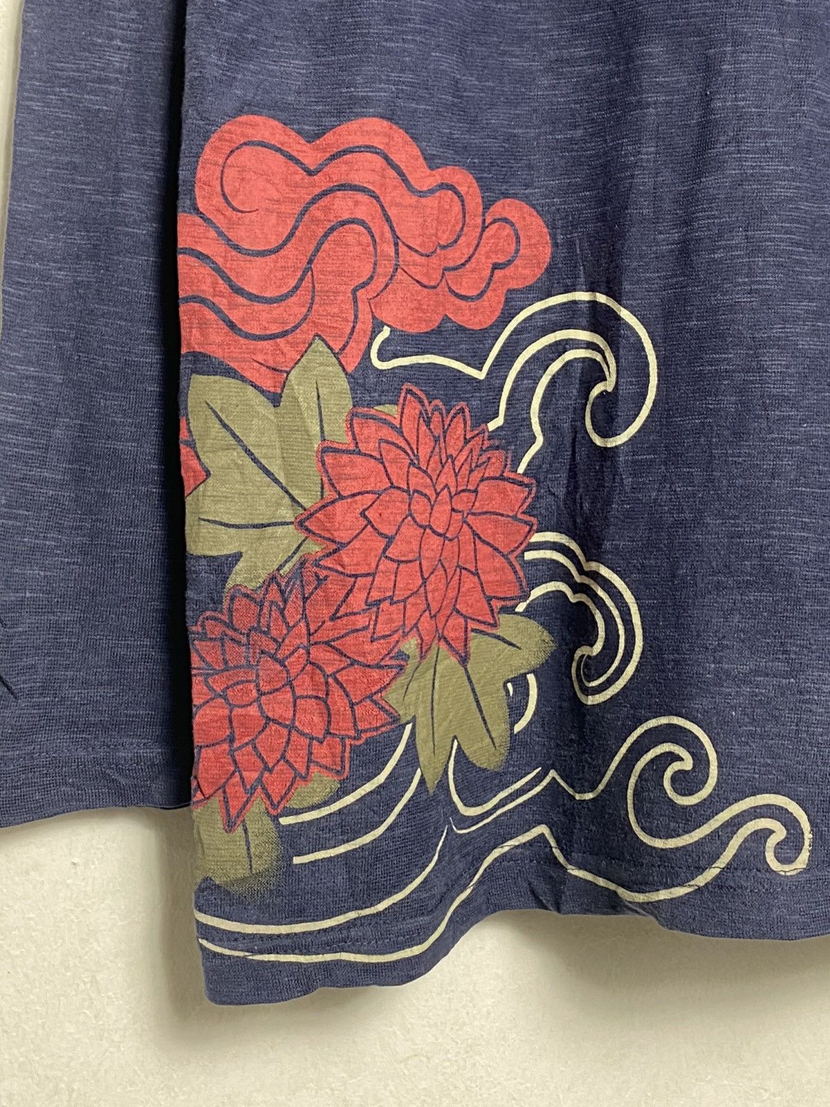 Japanese Brand Vintage Dragon Sukajan Longsleeve / HystericEvisu Style Size US XL / EU 56 / 4 - 4 Thumbnail